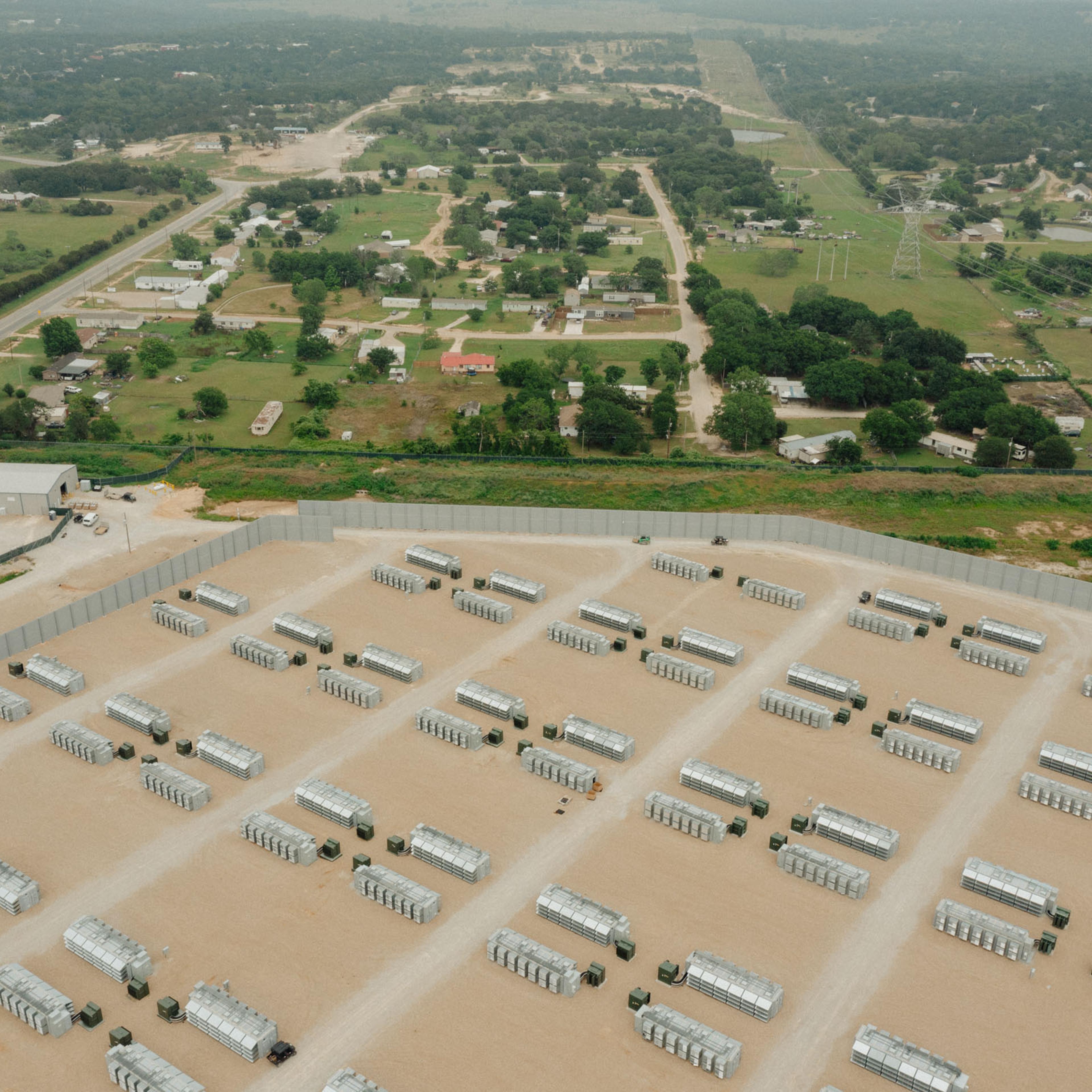 May 21st, 2024: Aerial view of Wolf Hollow Data Site in Granbury, Texas.