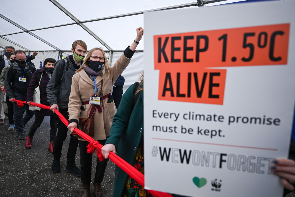 cop26 net zero protest