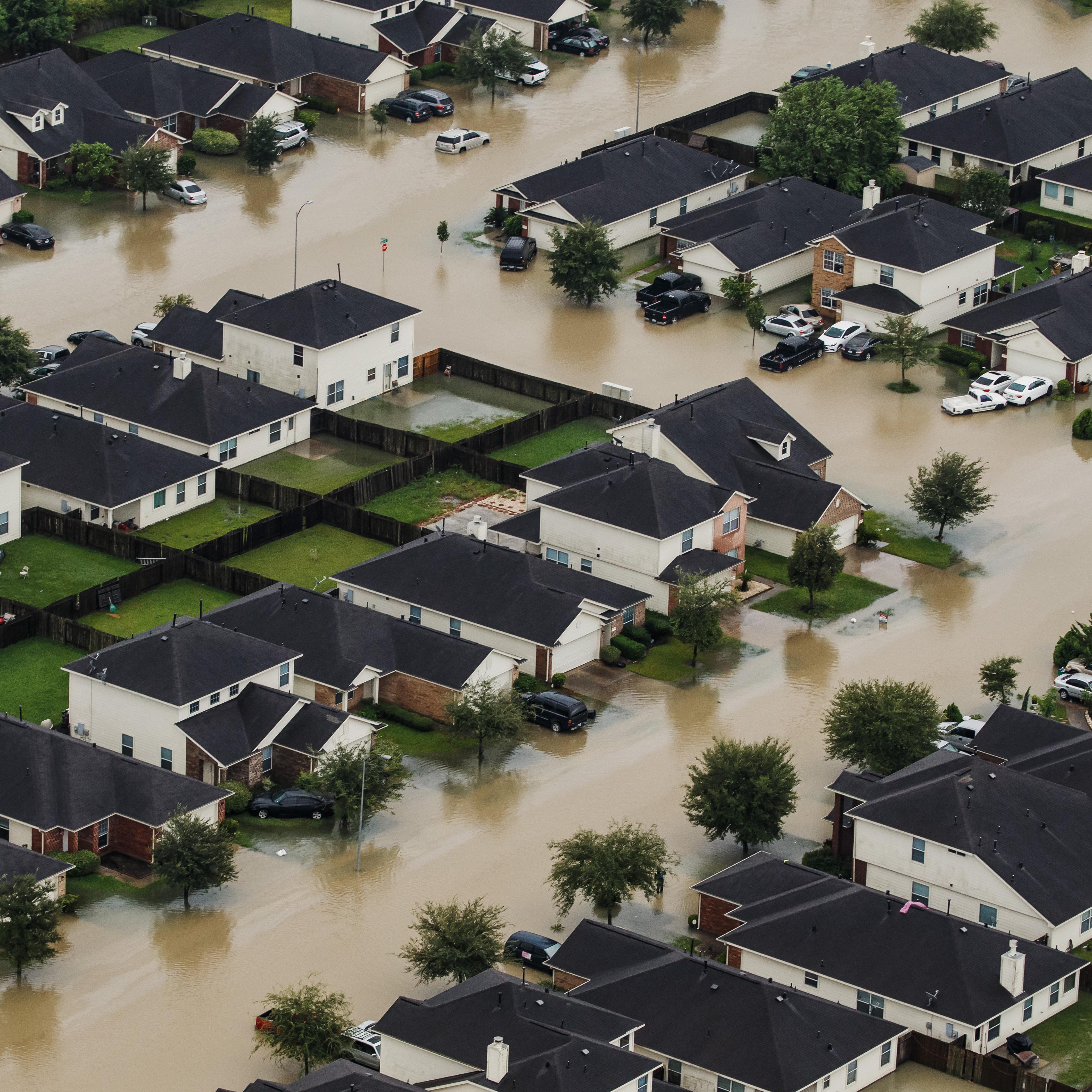 Flooding in Houston From Hurricane Harvey