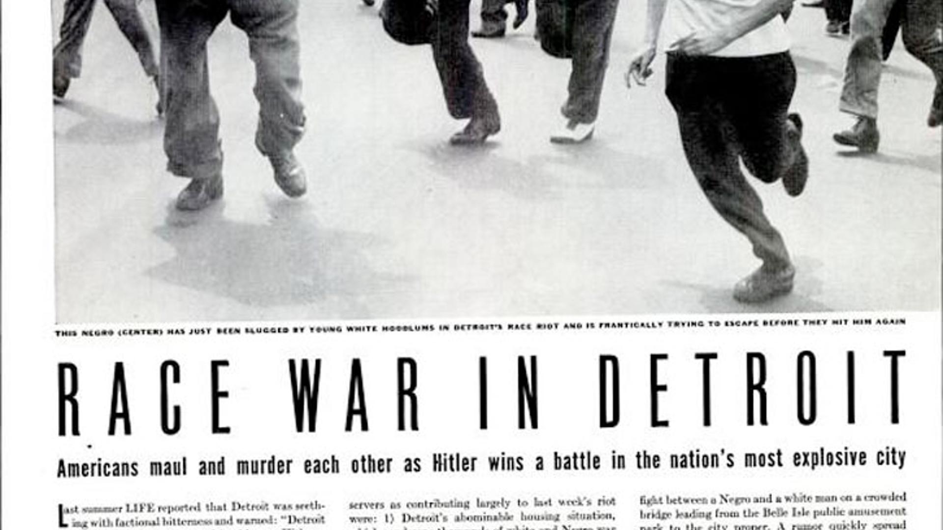 Detroit 75 Riots Detroit Race Riots 1943: Photos From a City in Turmoil During WWII
