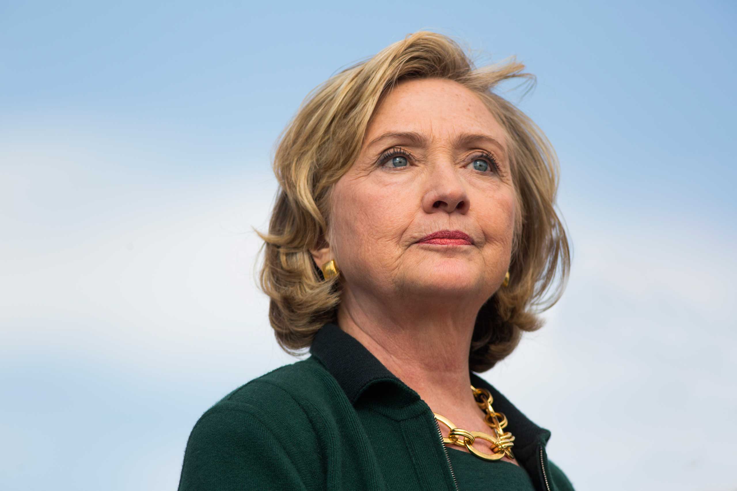 USA - Hillary Clinton speaks at Iowa Senator Tom Harken'a annual Steak Fry