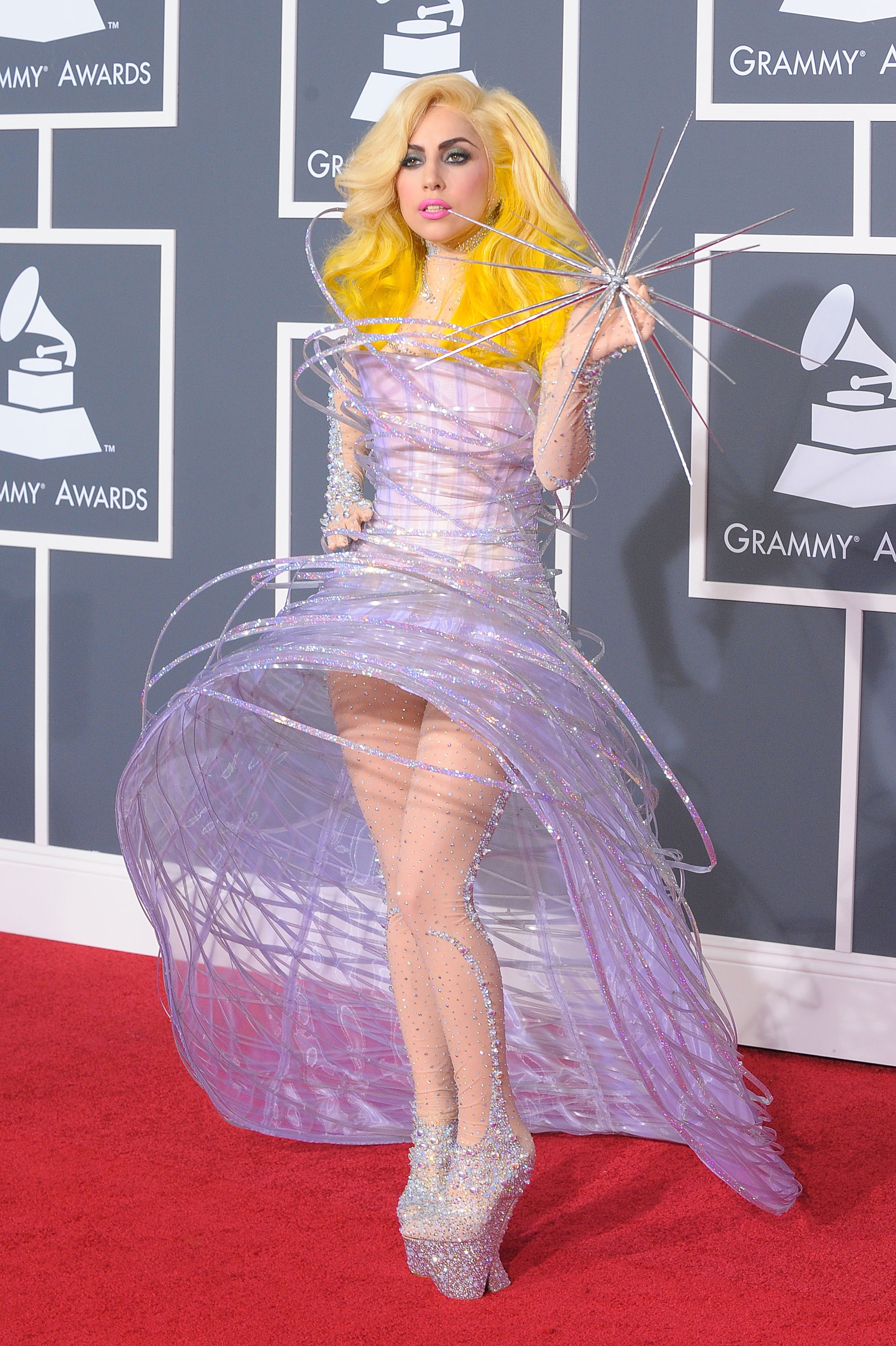 Lady Gaga's Best Red Carpet Looks: Meat Dress, Star Is Born