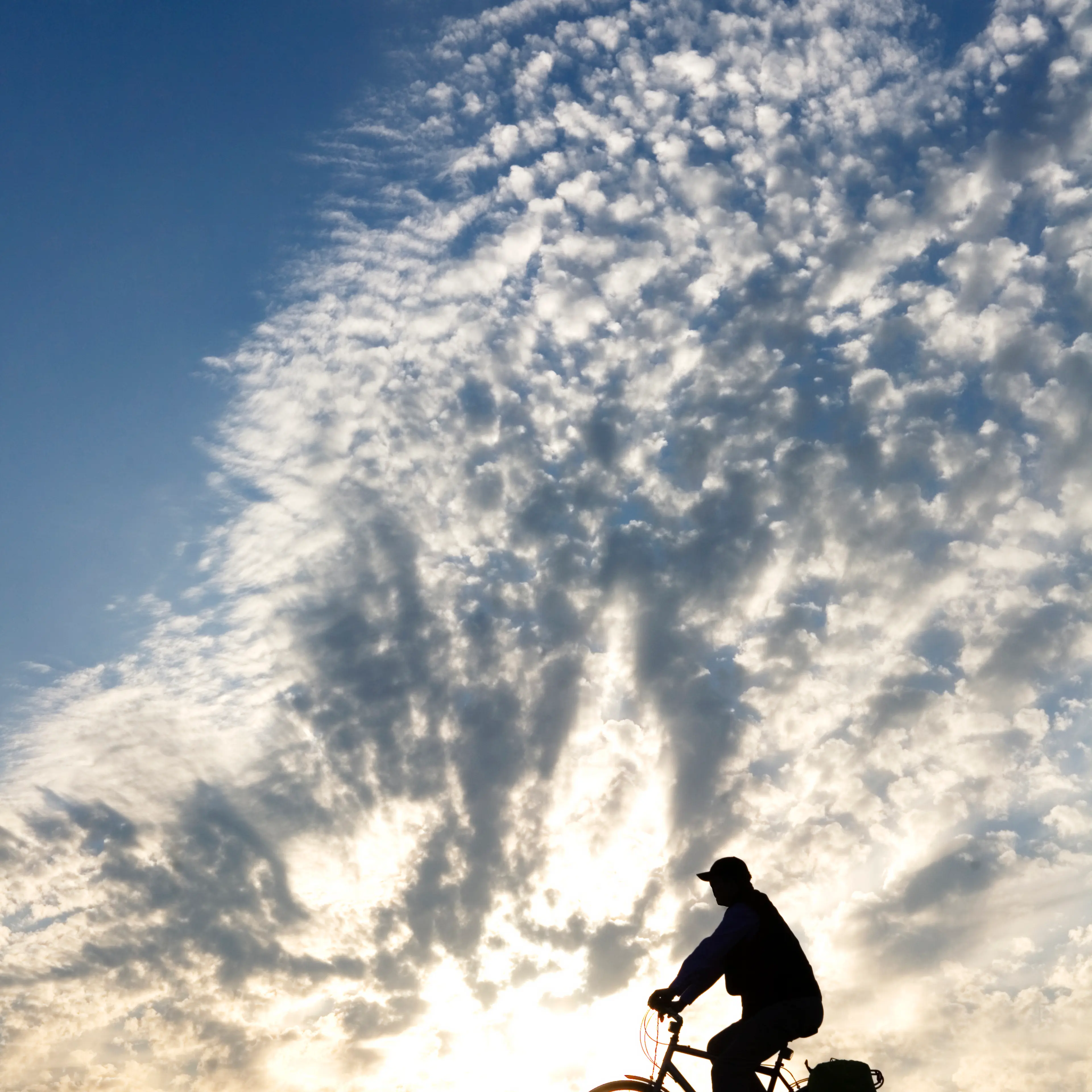 man cycling