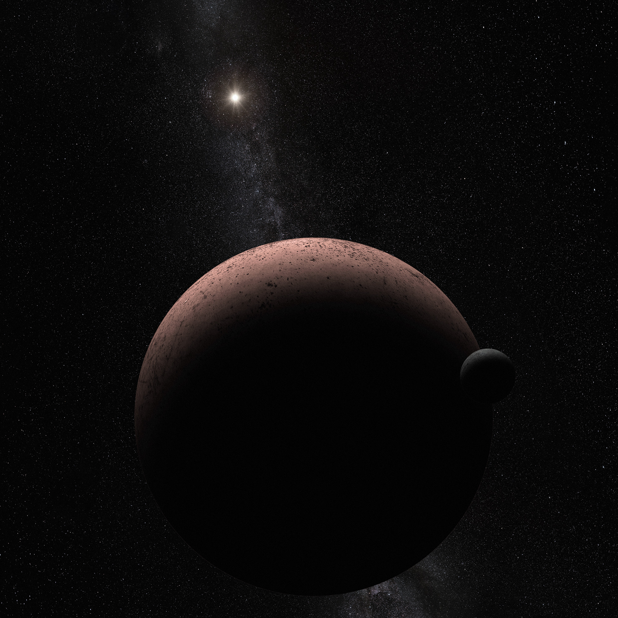 Moon Discovered Orbiting Dwarf Planet Makemake