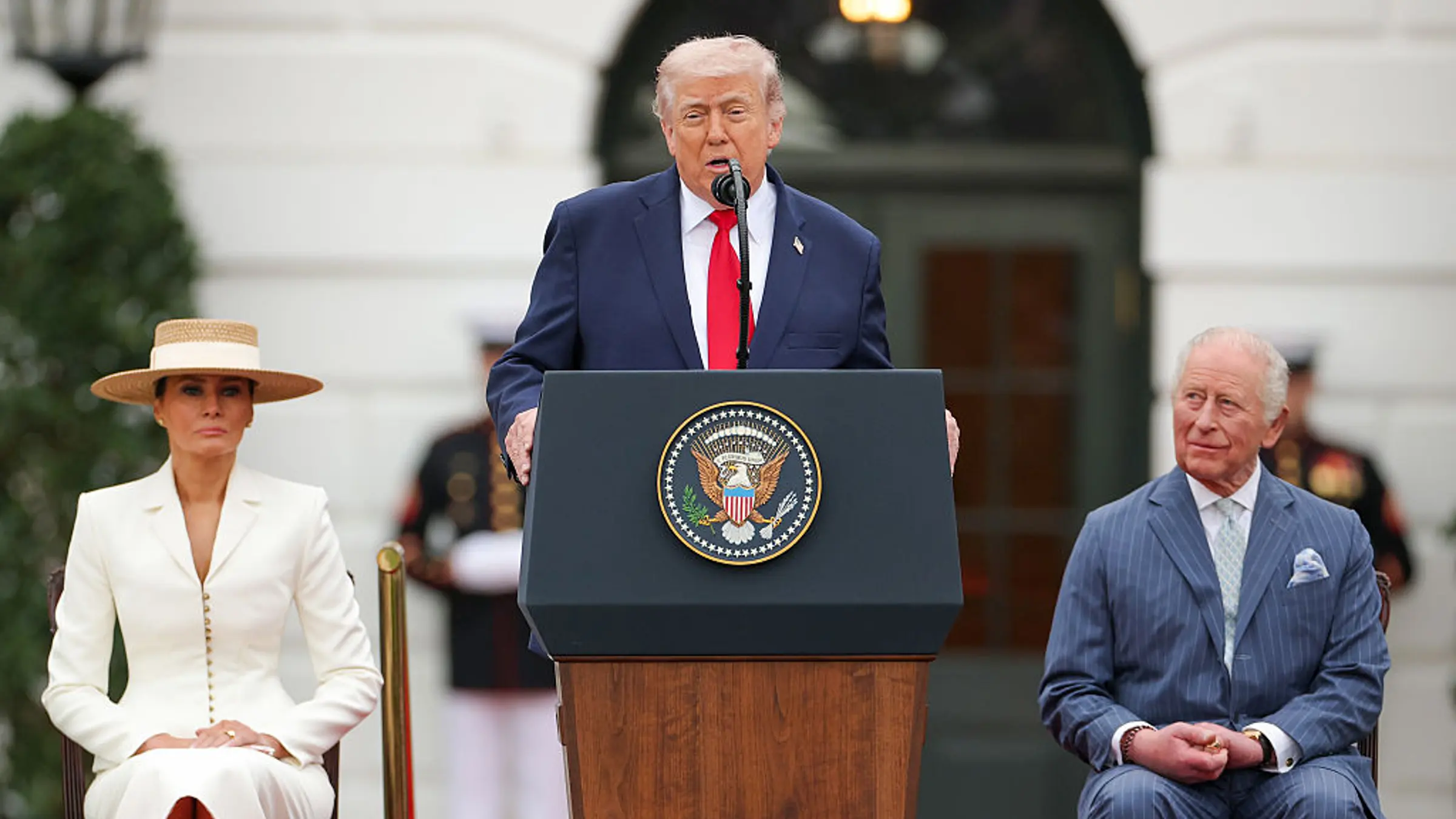 Trump Says Americans Have 'No Closer Friends Than the British' as Ice Thaws During Royal Visit