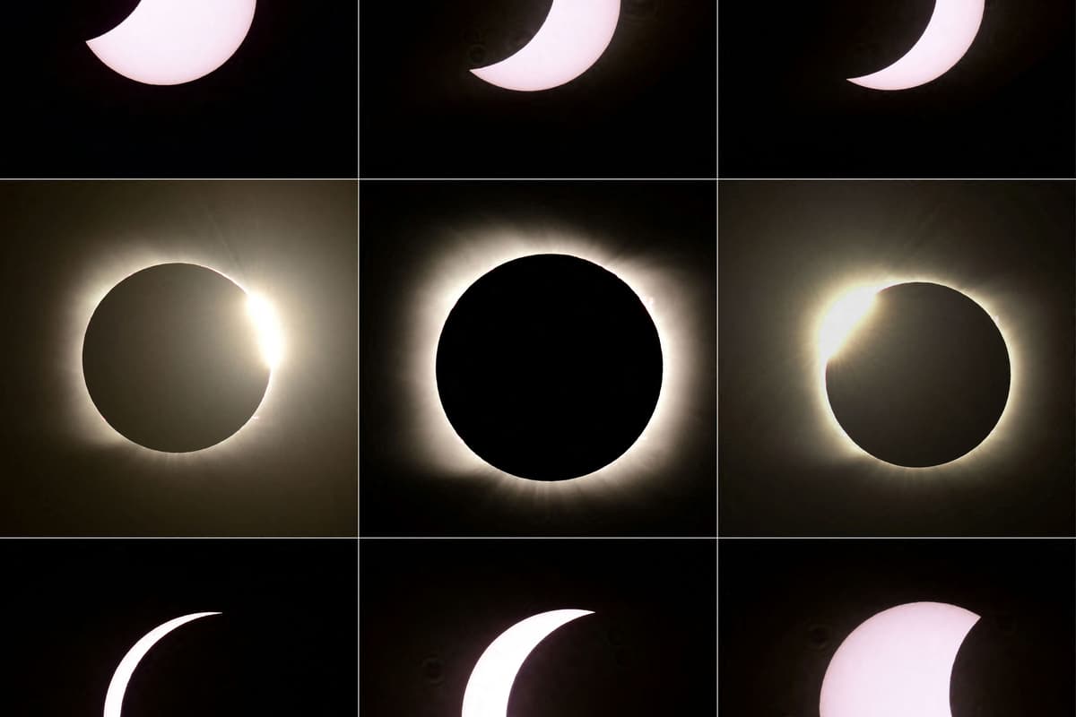 Eclipse Progression The Five Stages of the Solar Eclipse