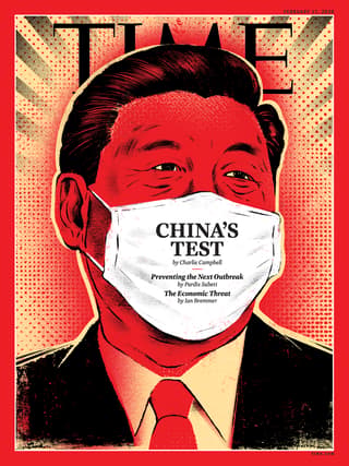 China Virus Xi Jinping Time Magazine Cover