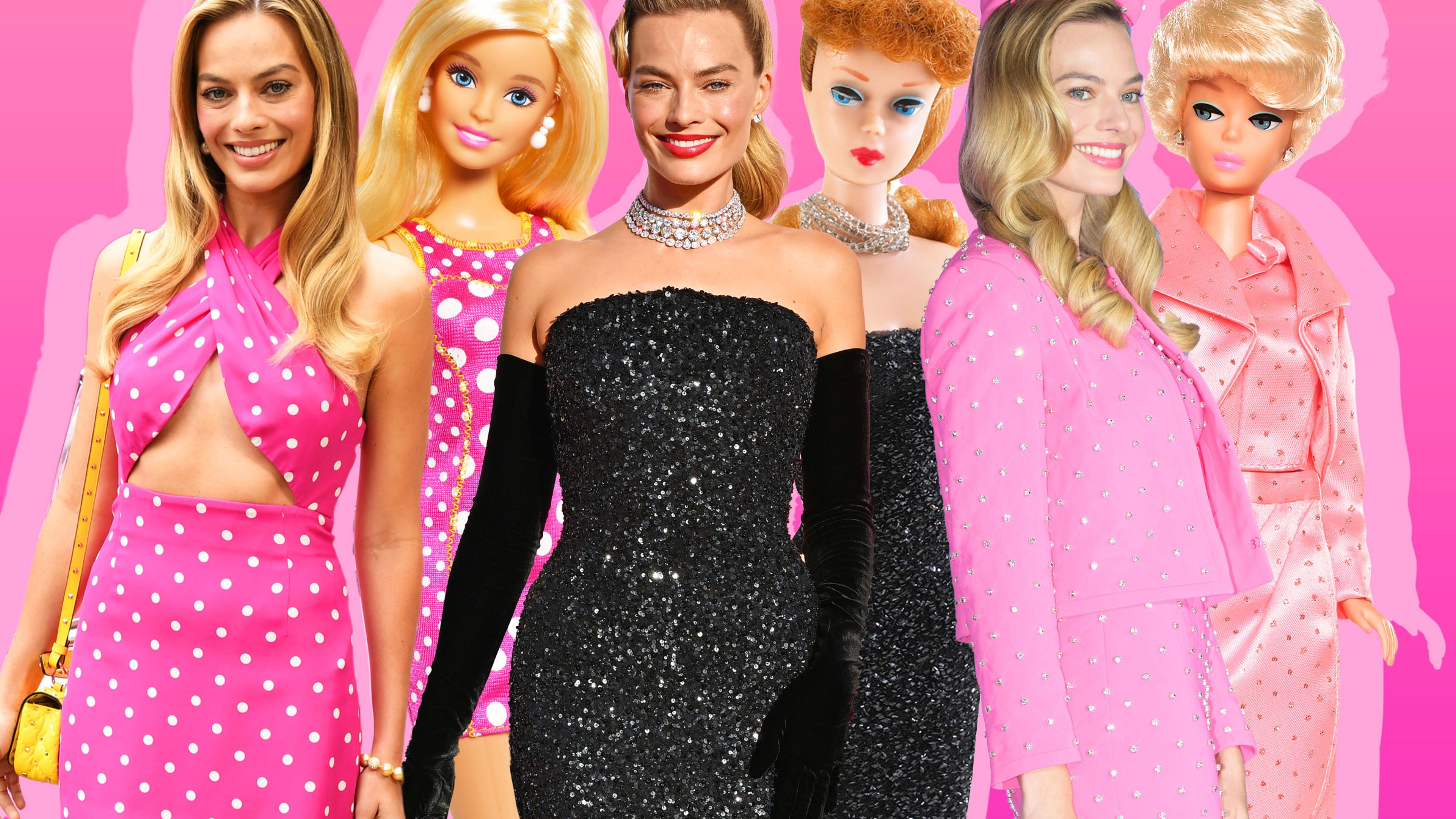 Margot Robbie Press Tour Looks Inspired By Actual Barbies Margot Robbie Press Tour Looks Inspired By Actual Barbies