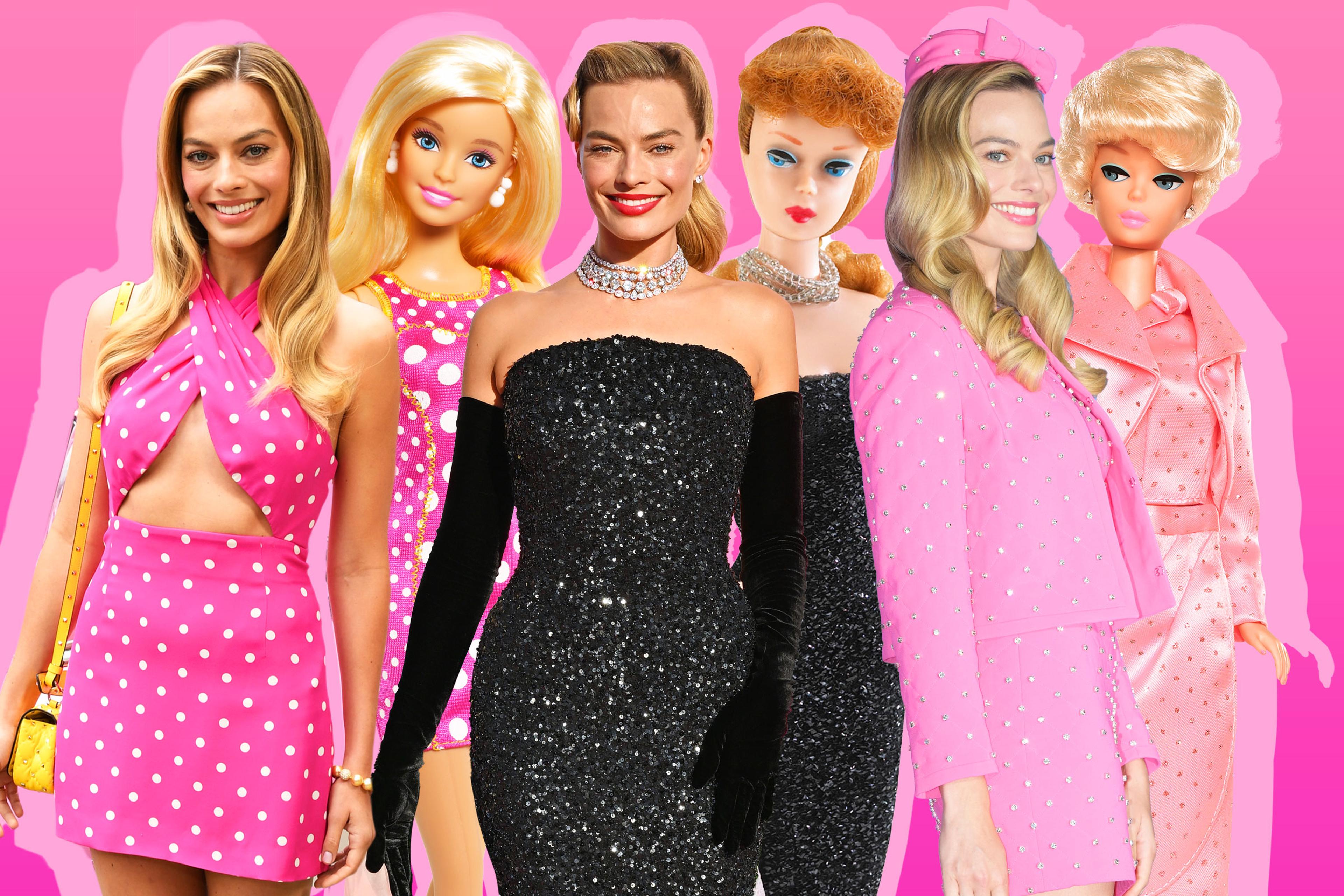 Margot Robbie Press Tour Looks Inspired By Actual Barbies Margot Robbie Press Tour Looks Inspired By Actual Barbies