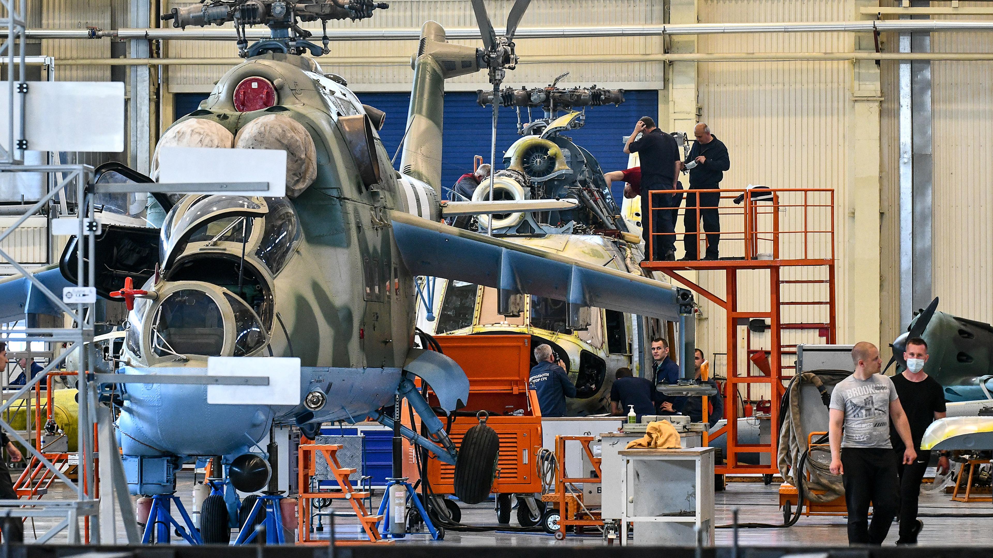 Production of helicopters at Motor Sich enterprise in Zaporizhia