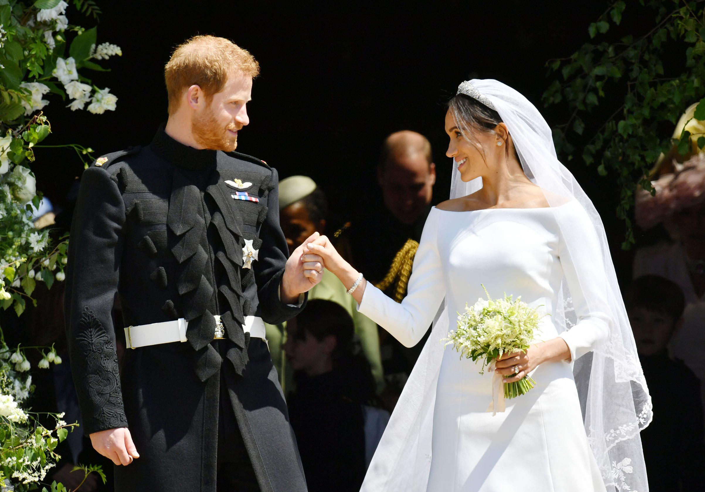 First Photos of Meghan Markle and Prince Harry as Newlyweds