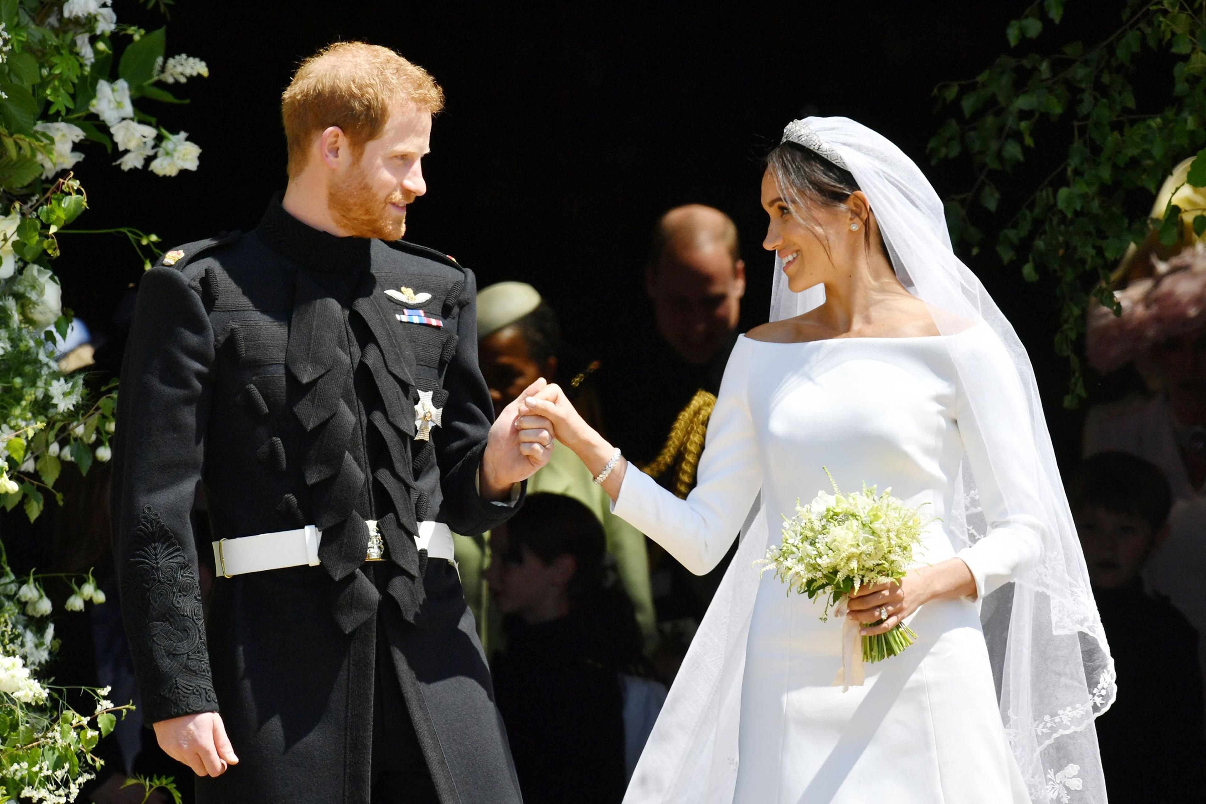 First Photos of Meghan Markle and Prince Harry as Newlyweds