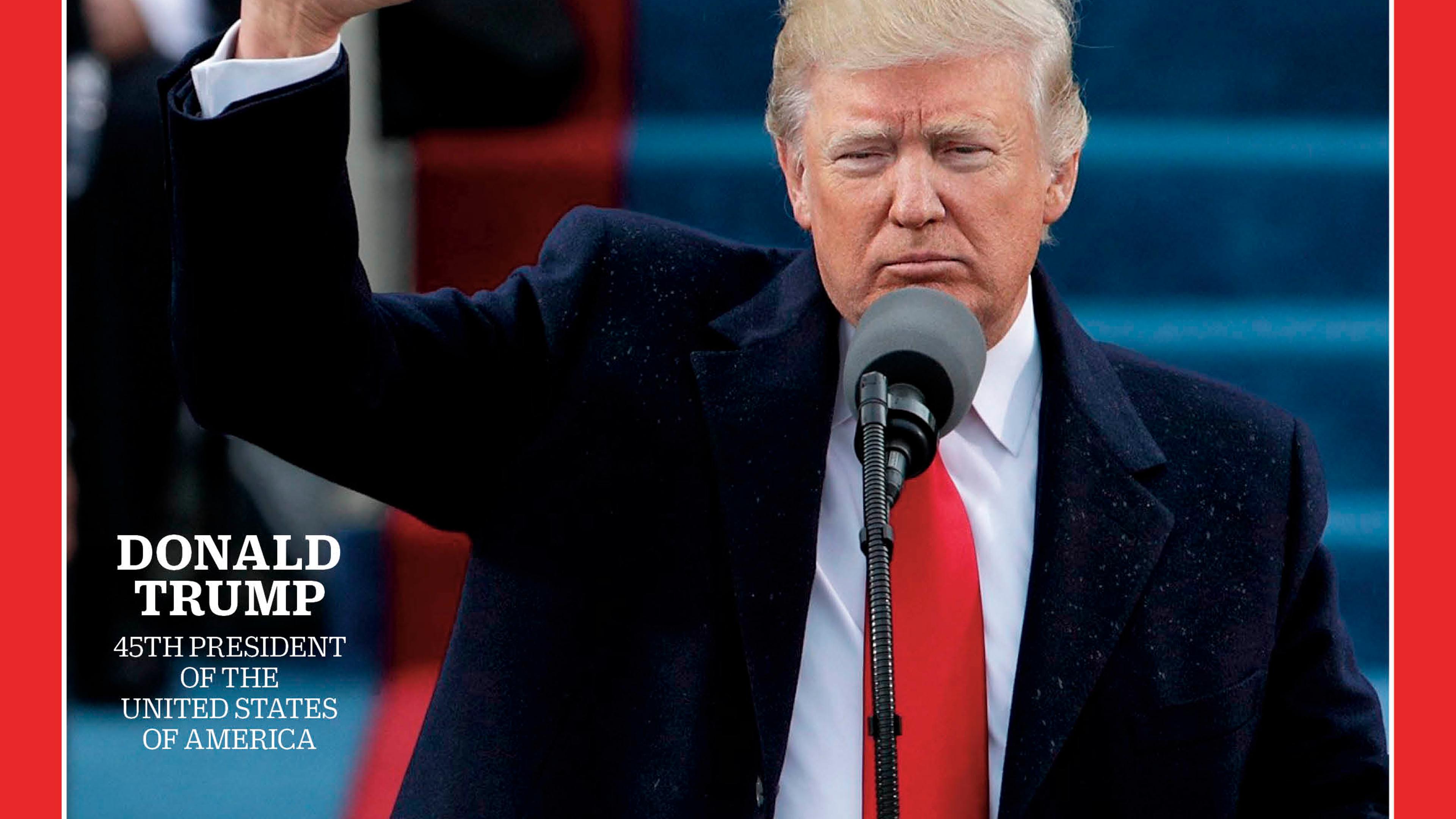 Donald Trump Inauguration Time Magazine Cover