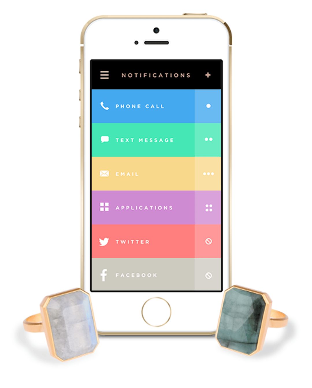 Ringly Bluetooth Ring Connects to Your Phone for Discreet Alerts Ringly Bluetooth Ring Connects to Your Phone for Discreet Alerts