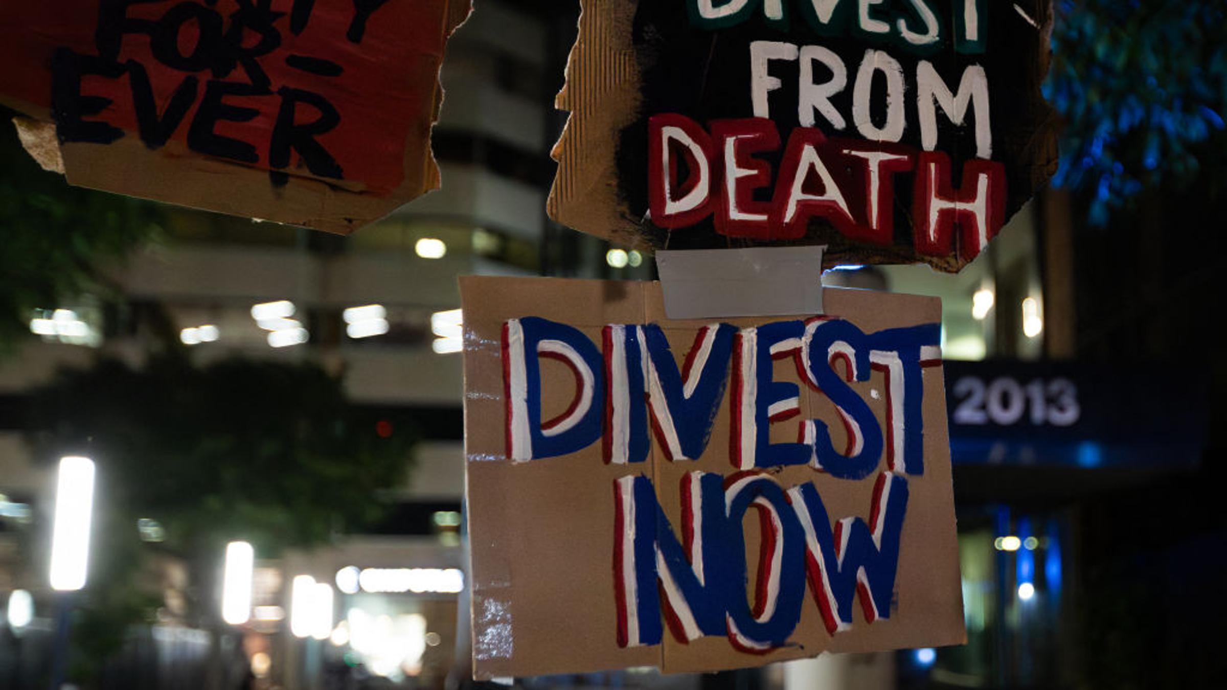 Divestmen Divestment: What It Is and What Protesters Want