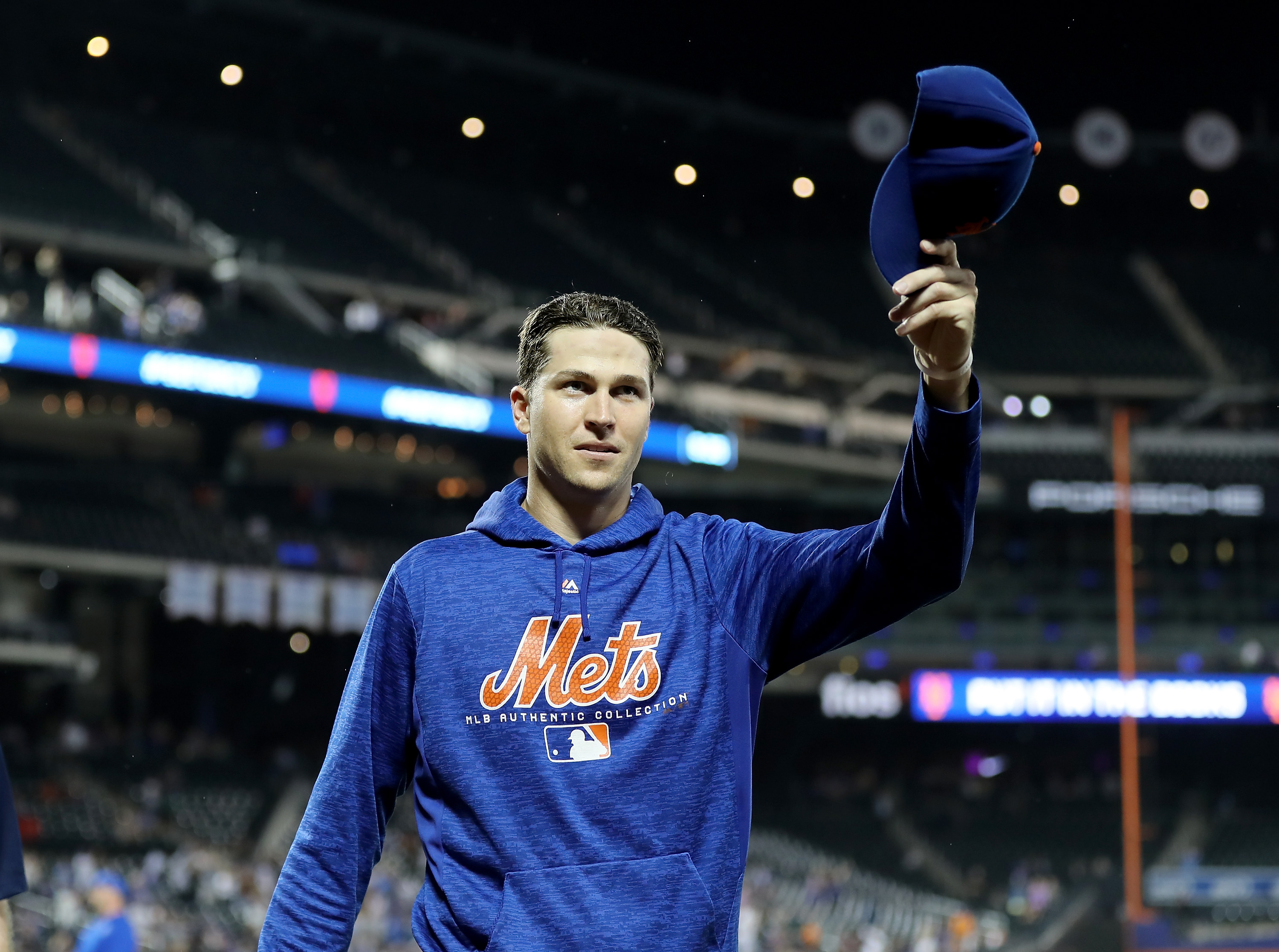 Jacob Degrom Jersey Mets New York Majestic Authentic Jacob DeGrom
