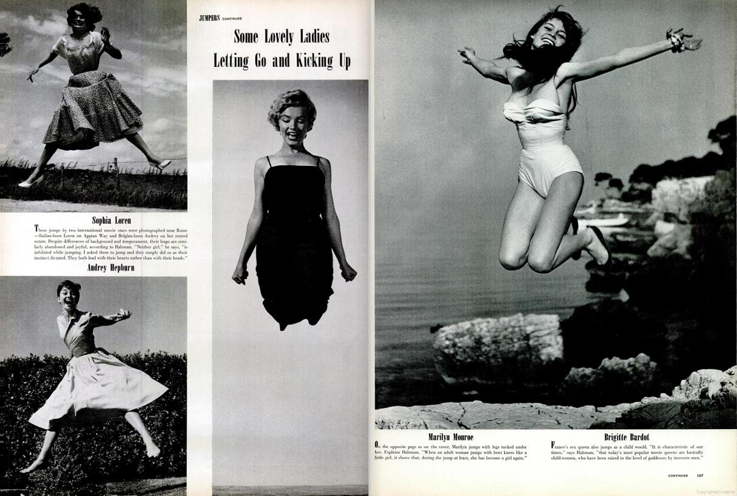 LIFE 雑誌: Marilyn Monroe & Jane Russell