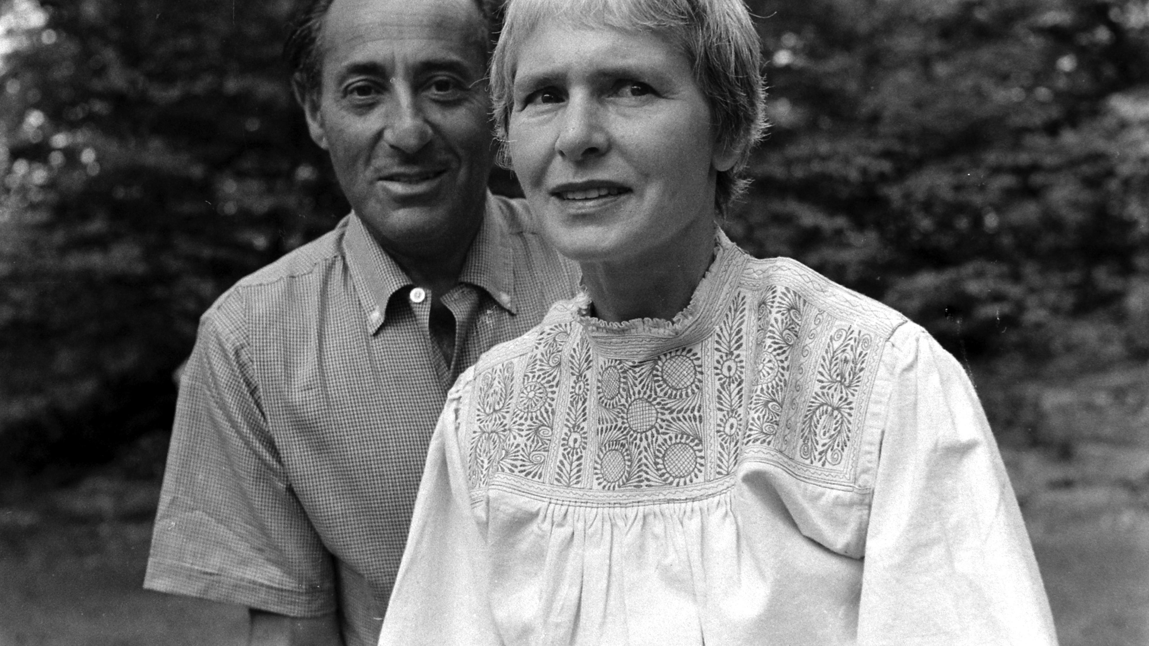 LIFE photographers Alfred Eisenstaedt and Margaret Bourke-White in 1959.