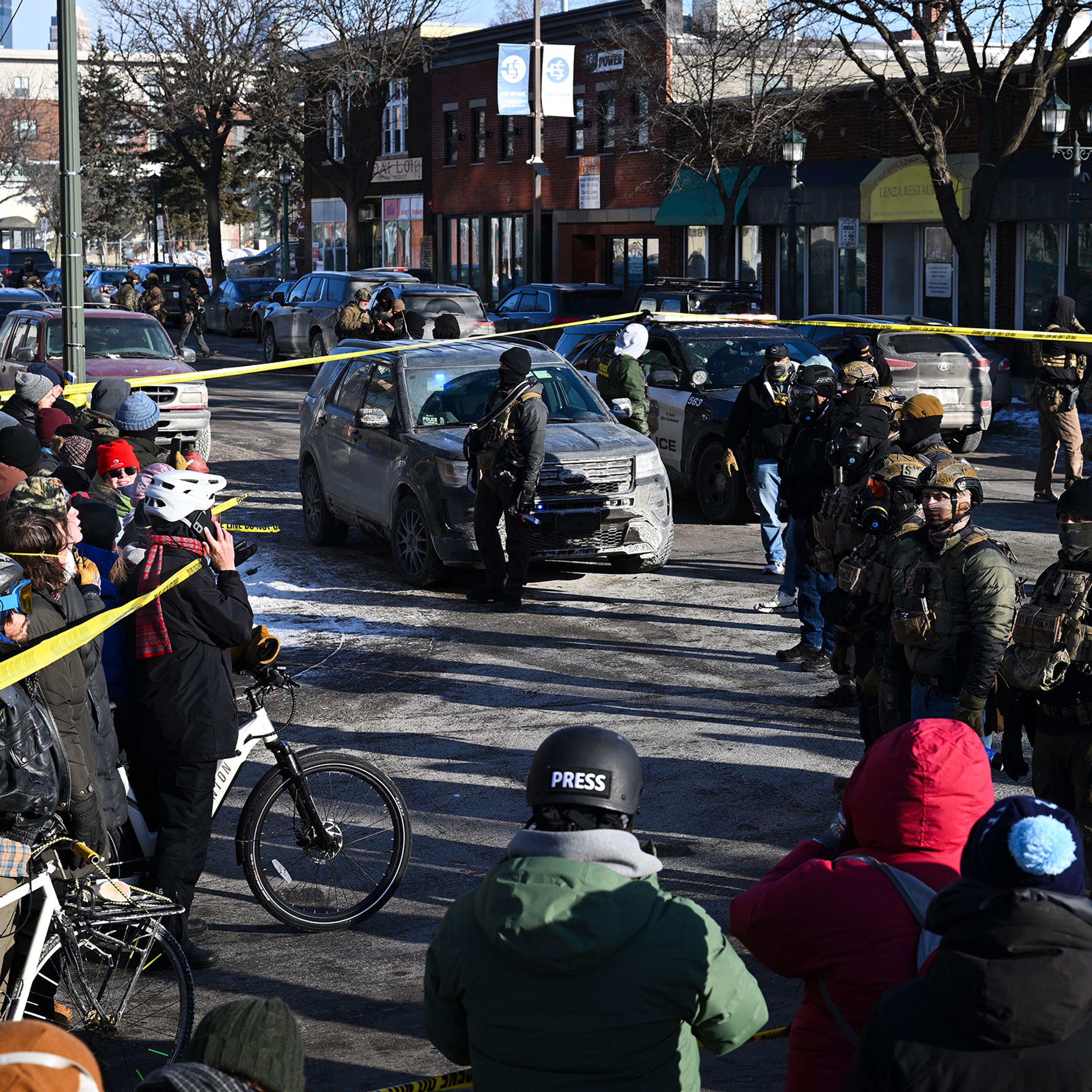 Federal Agents Descend On Minneapolis For Immigration Enforcement Operations