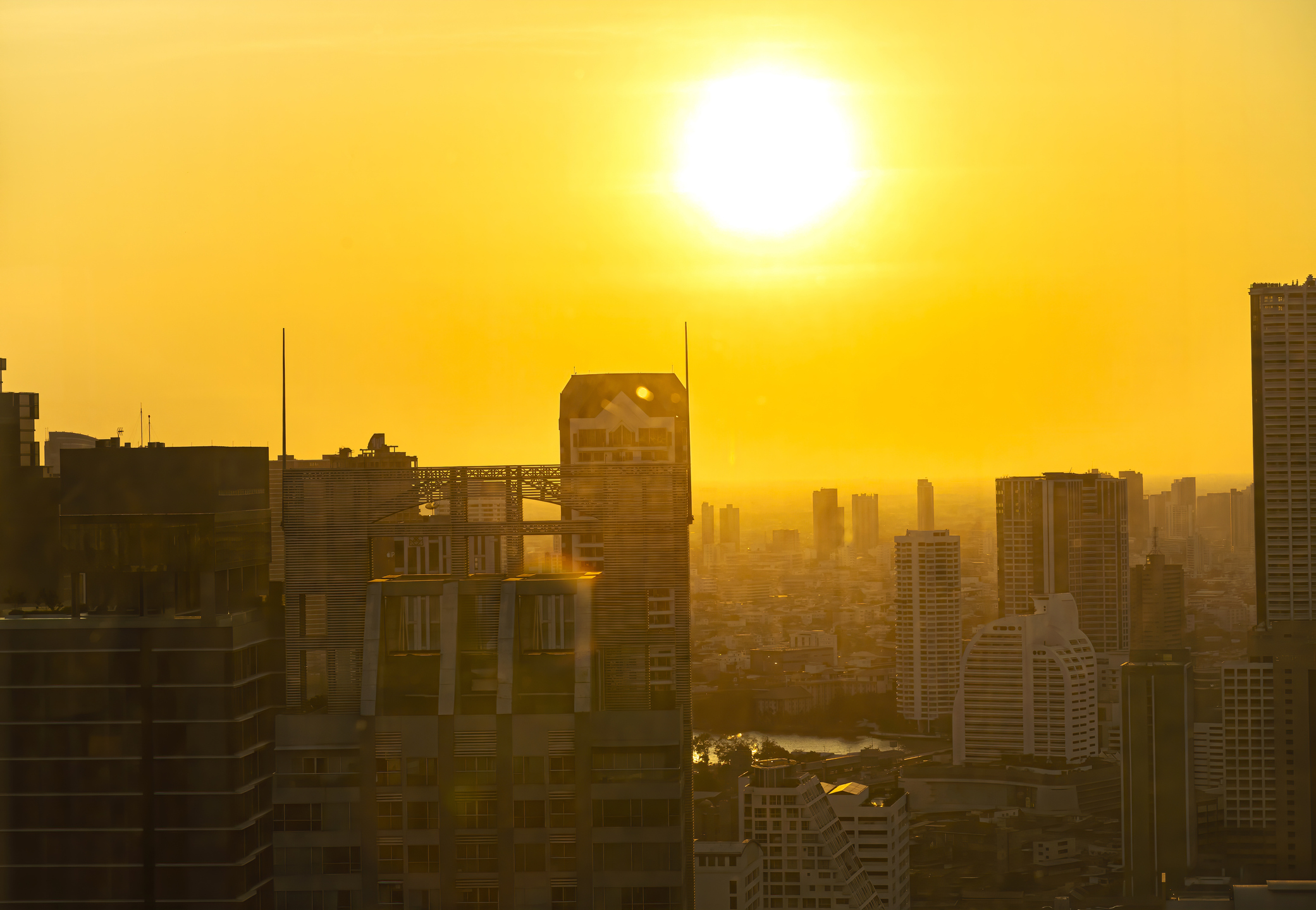 Sun, Climate change, Heatwave hot sun, Global warming from the sun, and burning