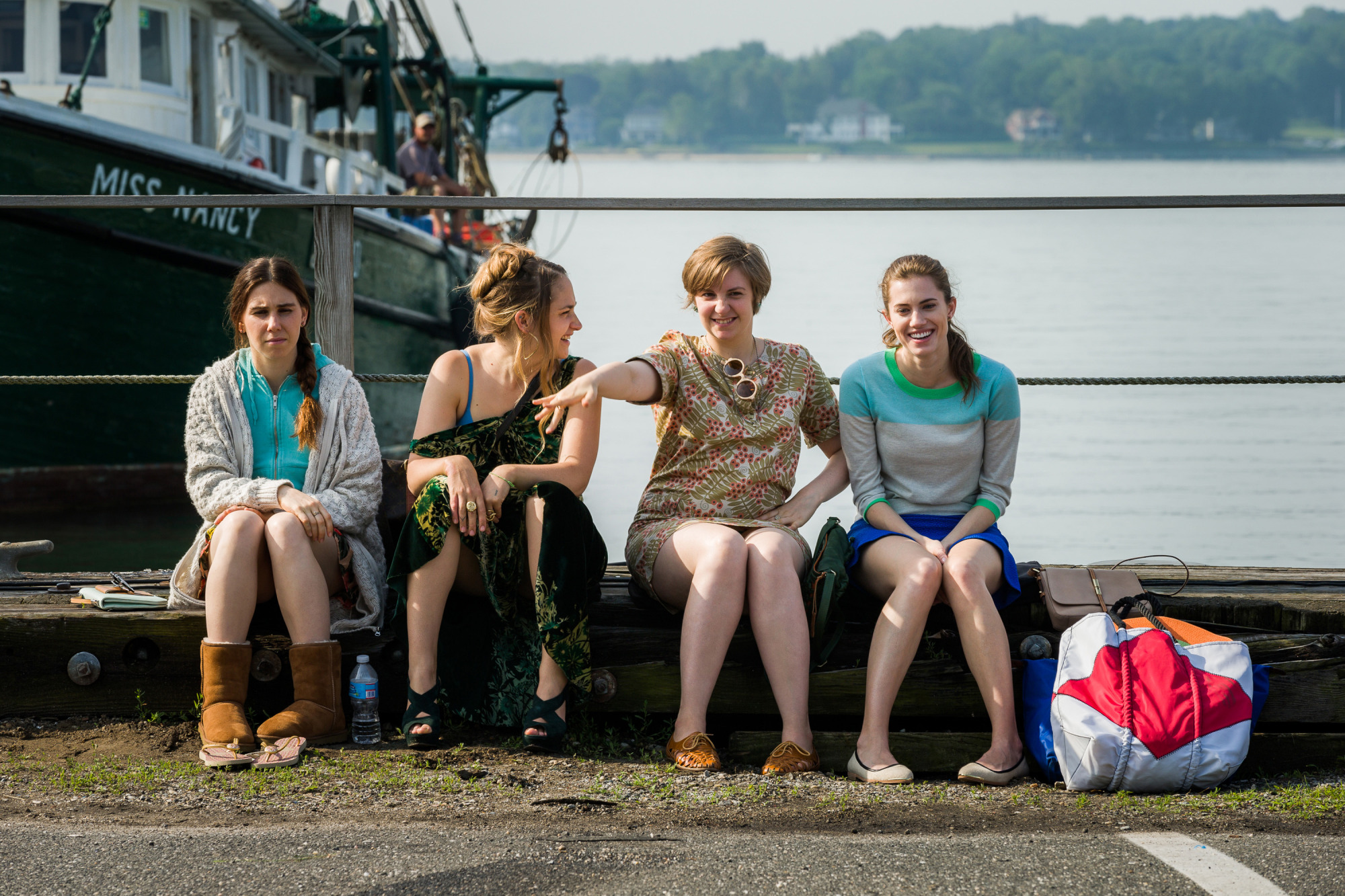 Zosia Mamet, Jemima Kirke, Lena Dunham and Allison Williams