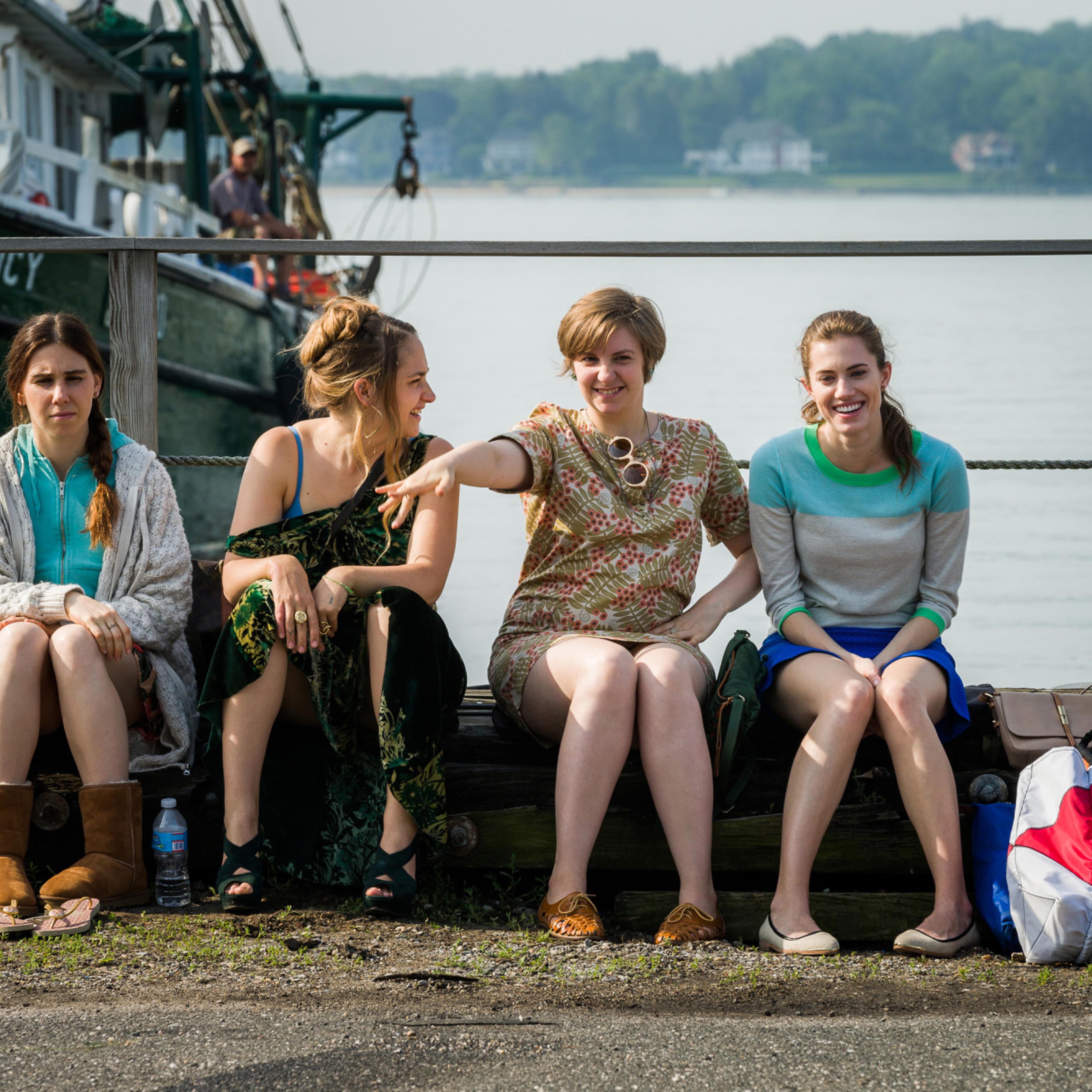 Zosia Mamet, Jemima Kirke, Lena Dunham and Allison Williams