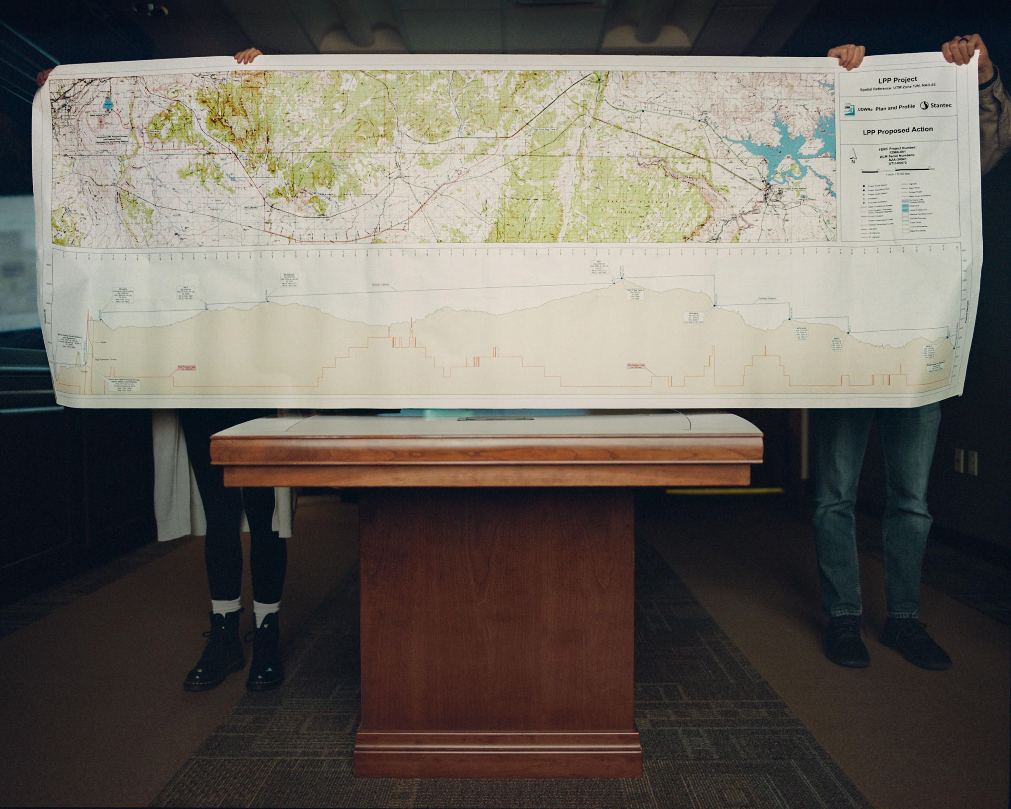 WCWCD (Washington County Water Conservancy District) Infrastructure / Lake Powell Pipeline Drawing