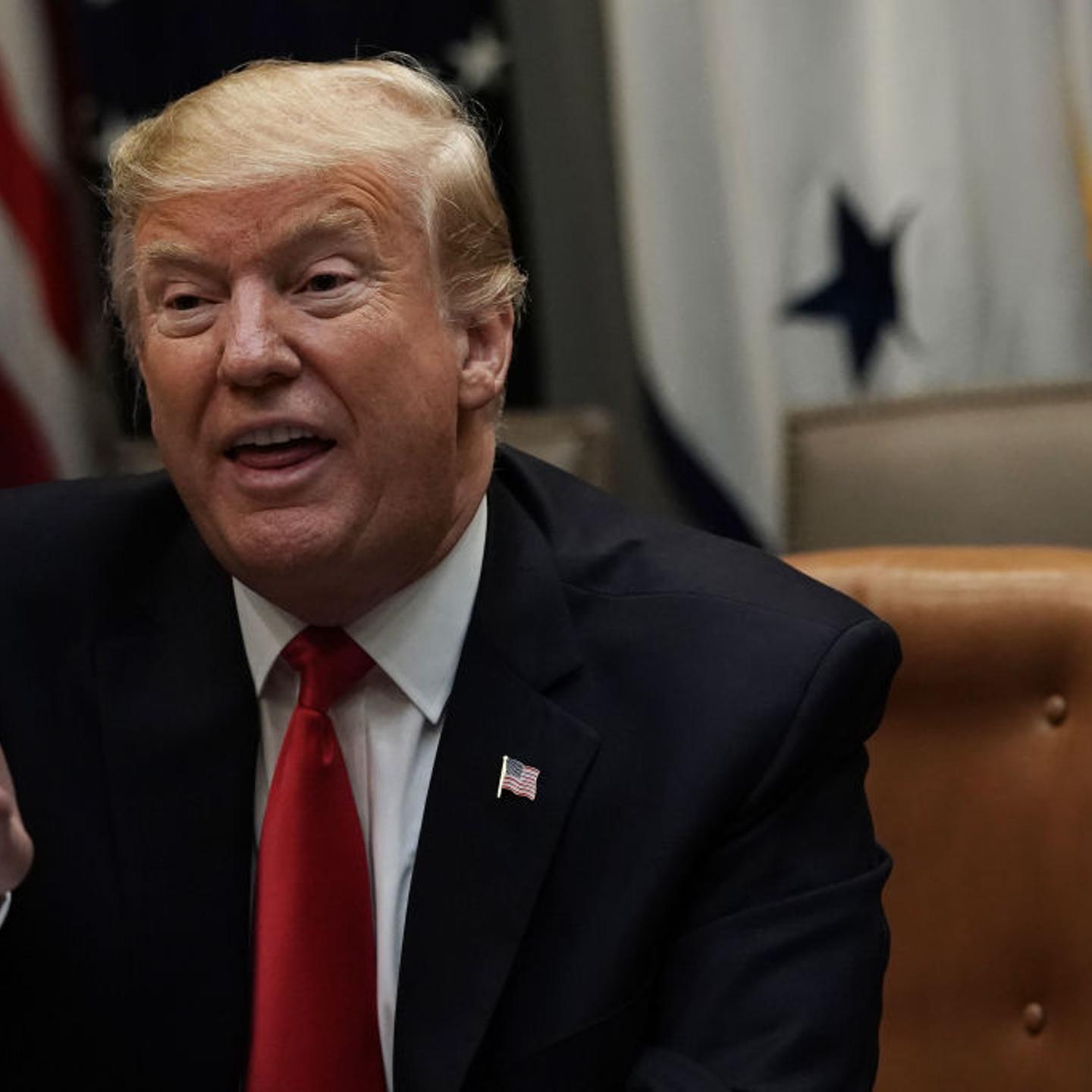 President Trump Hosts Roundtable With Hispanic Pastors In The Roosevelt Room Of White House