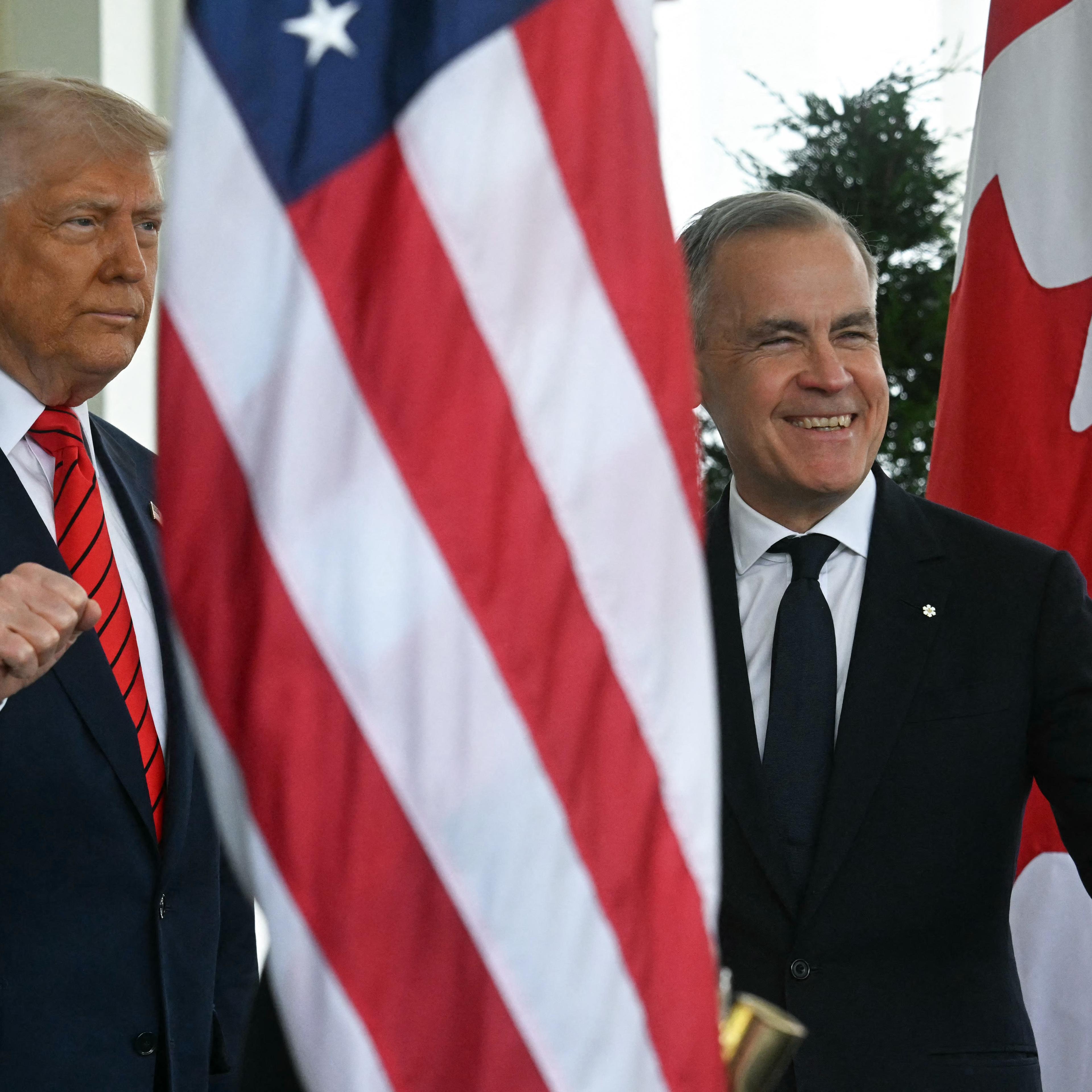 TOPSHOT-US-CANADA-POLITICS-DIPLOMACY-TRUMP-CARNEY