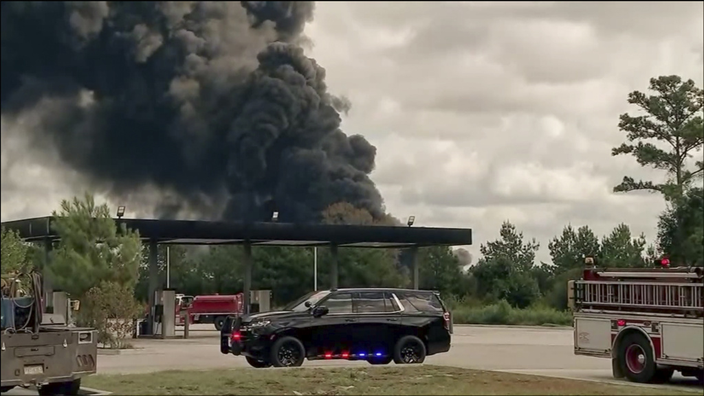 Texas Chemical Plant Explosion Causes Massive Fire