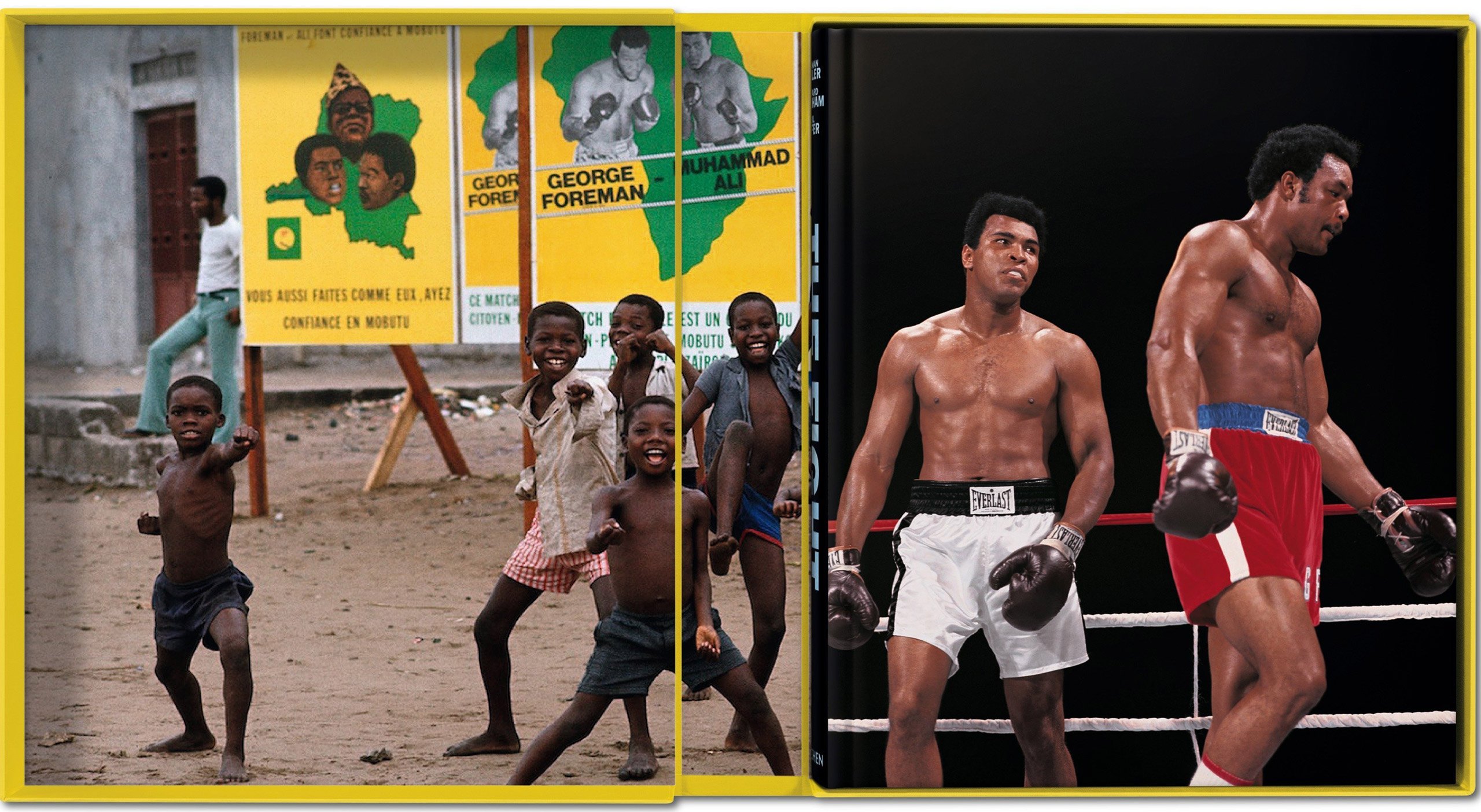 Norman Mailer The Fight interior spreads. Photos by Neil Leifer.