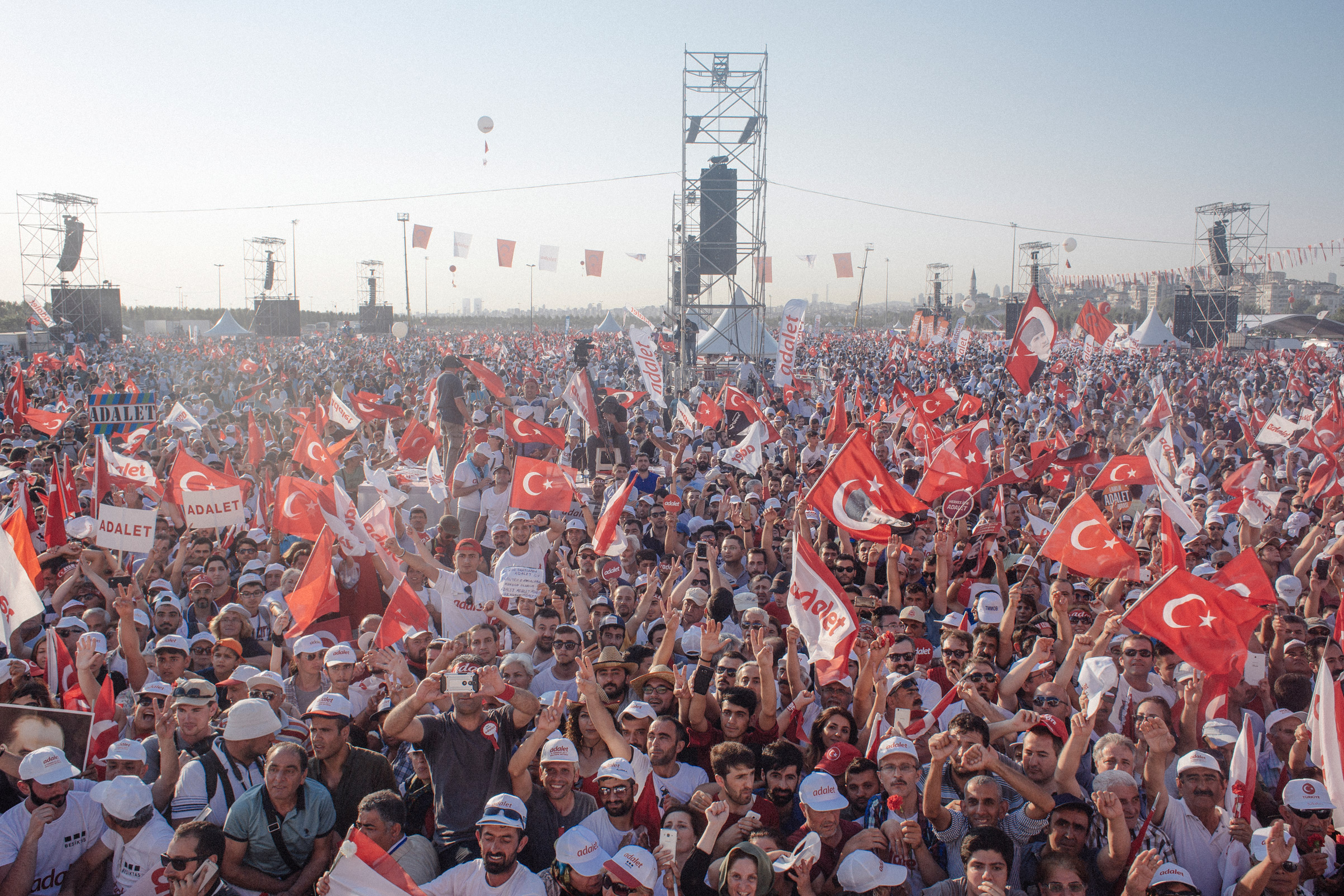 Turkey Protest: Anti-Erdogan Marchers Rally in Istanbul