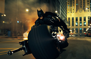 Christian Bale in <i>The Dark Knight</i>