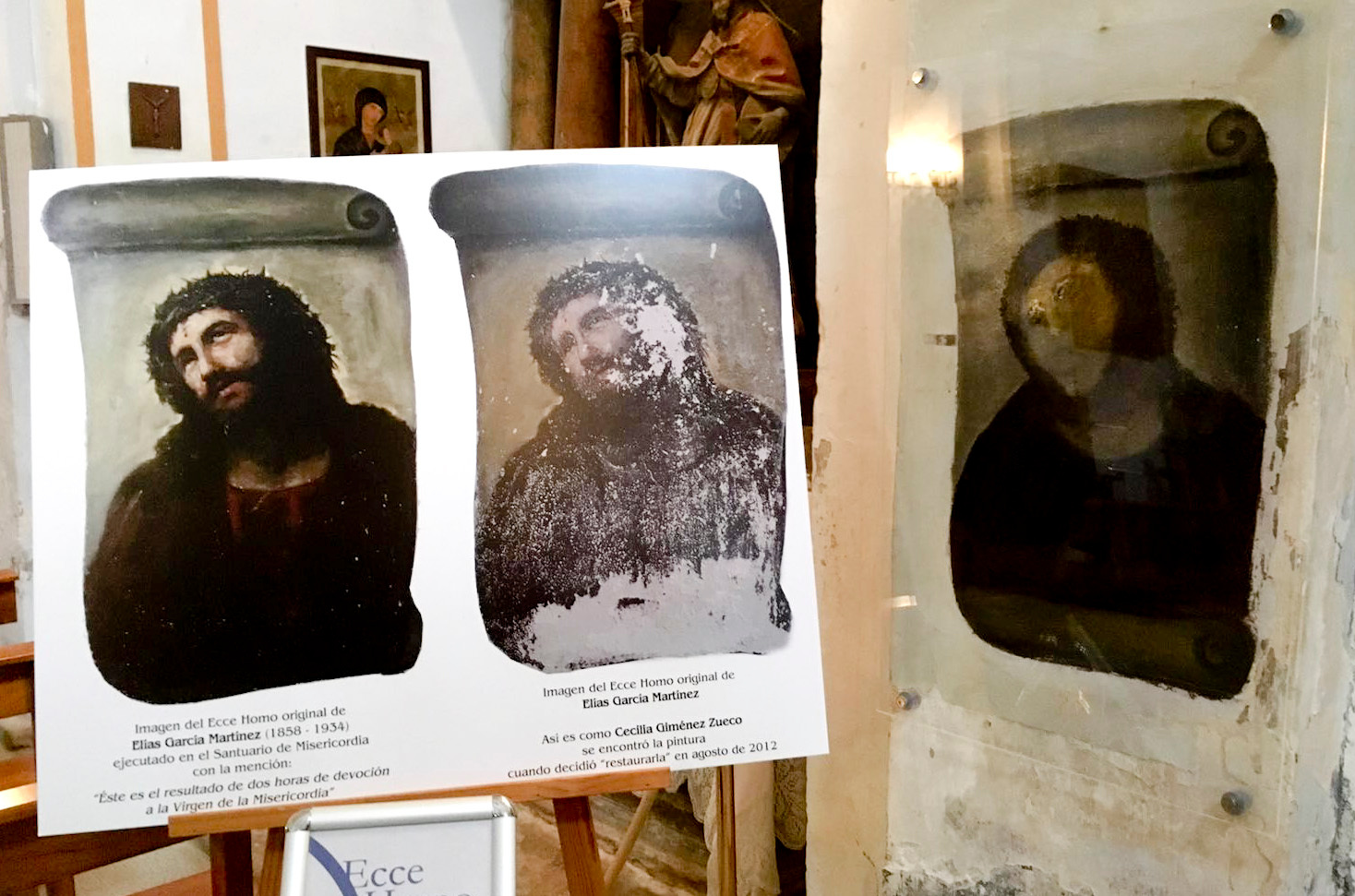 Botched Jesus Restoration Draws Tourists for Spanish Town