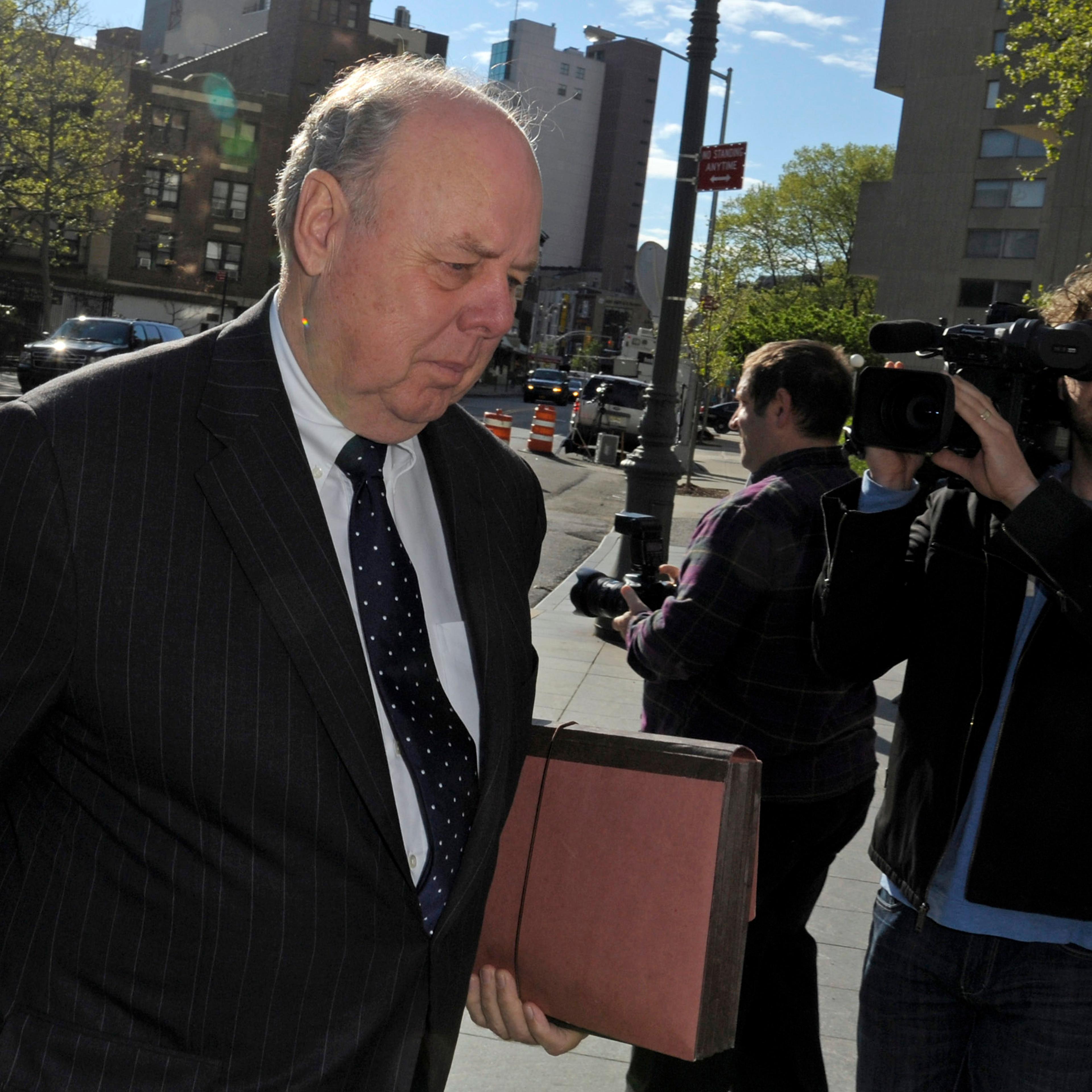 John Dowd, lead attorney for Raj Rajaratnam, co-founder of Galleon Group LLC, enters federal court in New York, U.S., on Thursday, May 5, 2011.