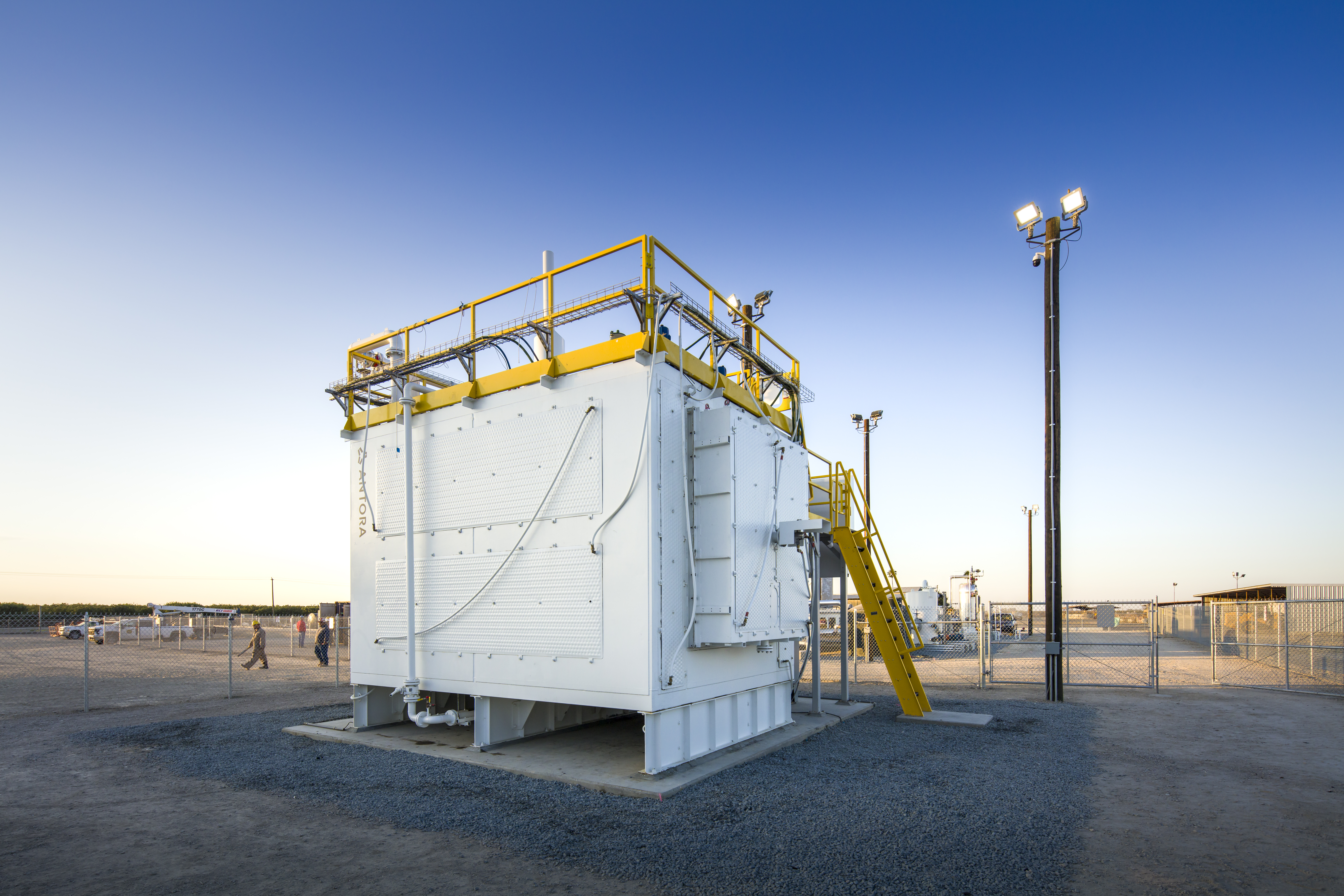 Antora Energy's pilot thermal battery in Fresno, Calif.