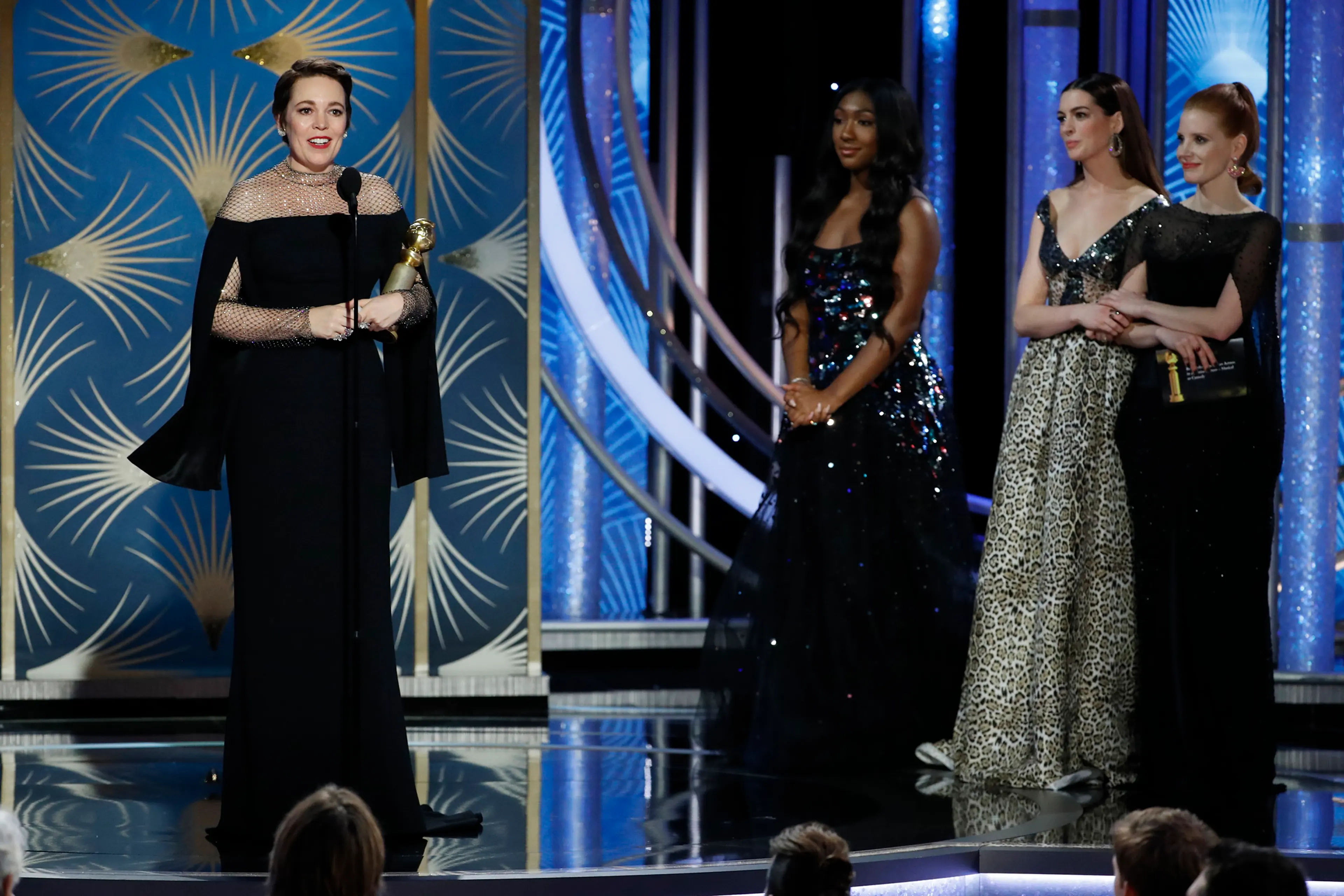 Golden Globes 2019: Olivia Colman Thanks 'My Bitches' Golden Globes 2019: Olivia Colman Thanks 'My Bitches'