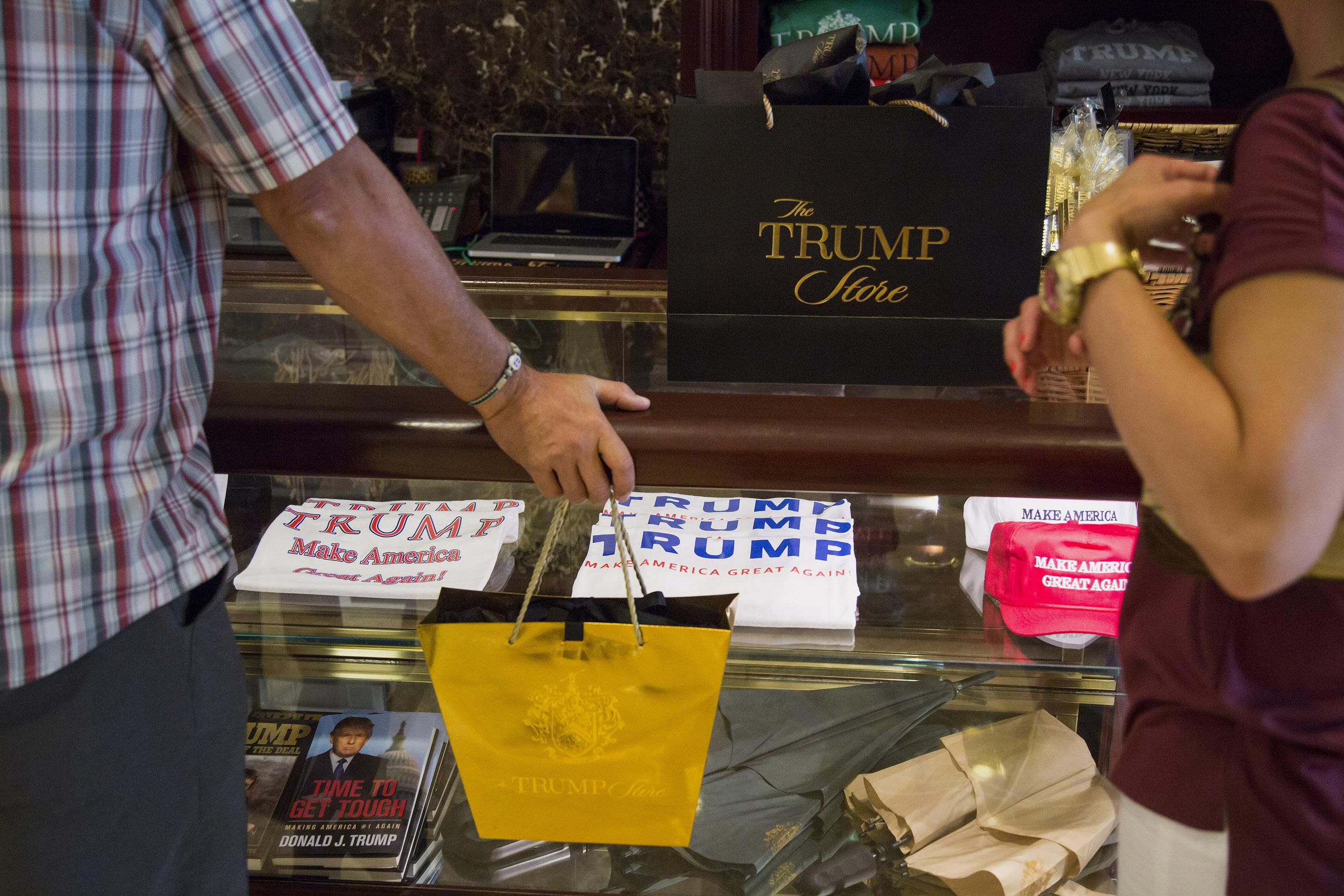 Clinton video shows Trump products not 