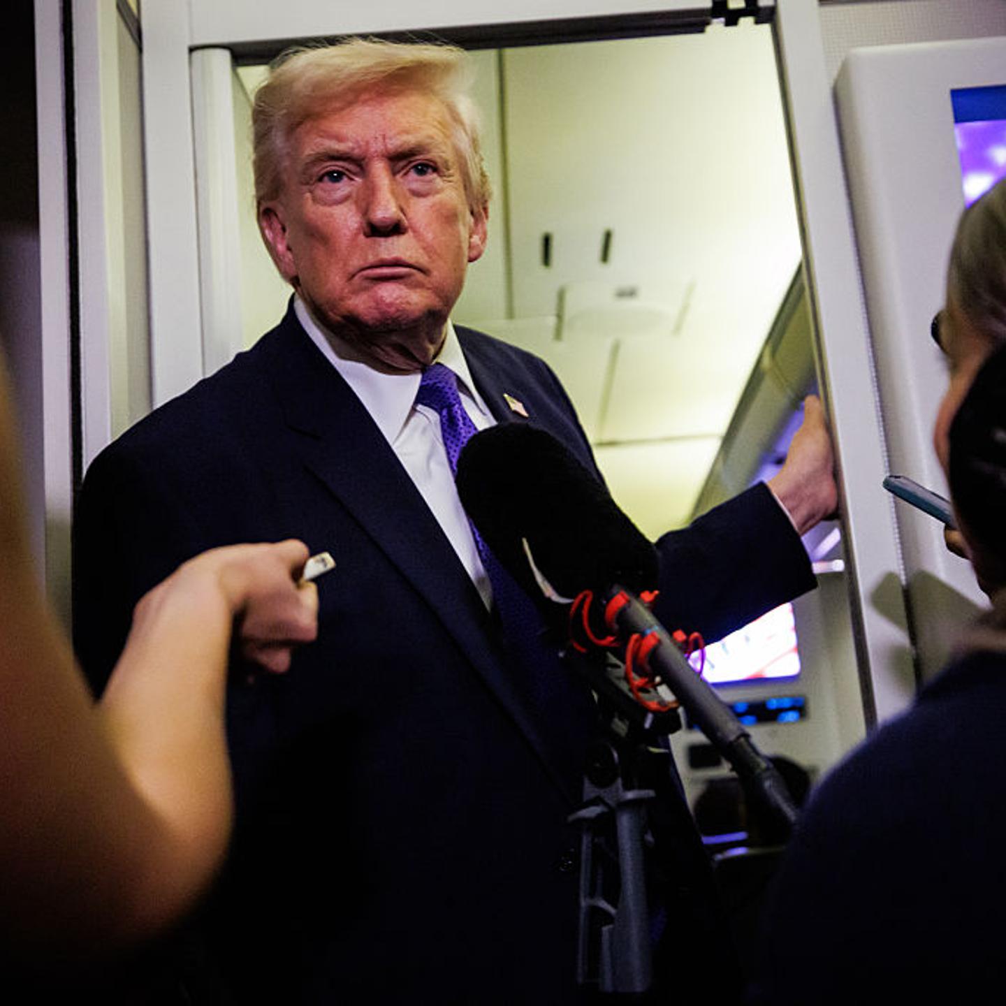 President Trump Spends Weekend At His Mar-a-Lago Resort In Florida