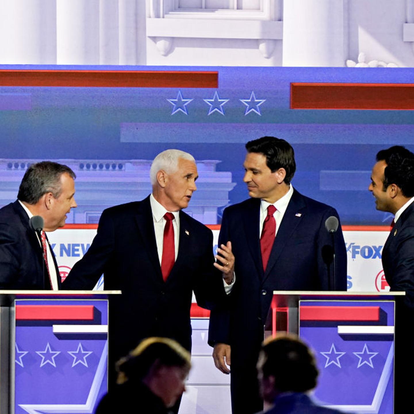 2024 Presidential Candidates Participate In Republican Primary Debate