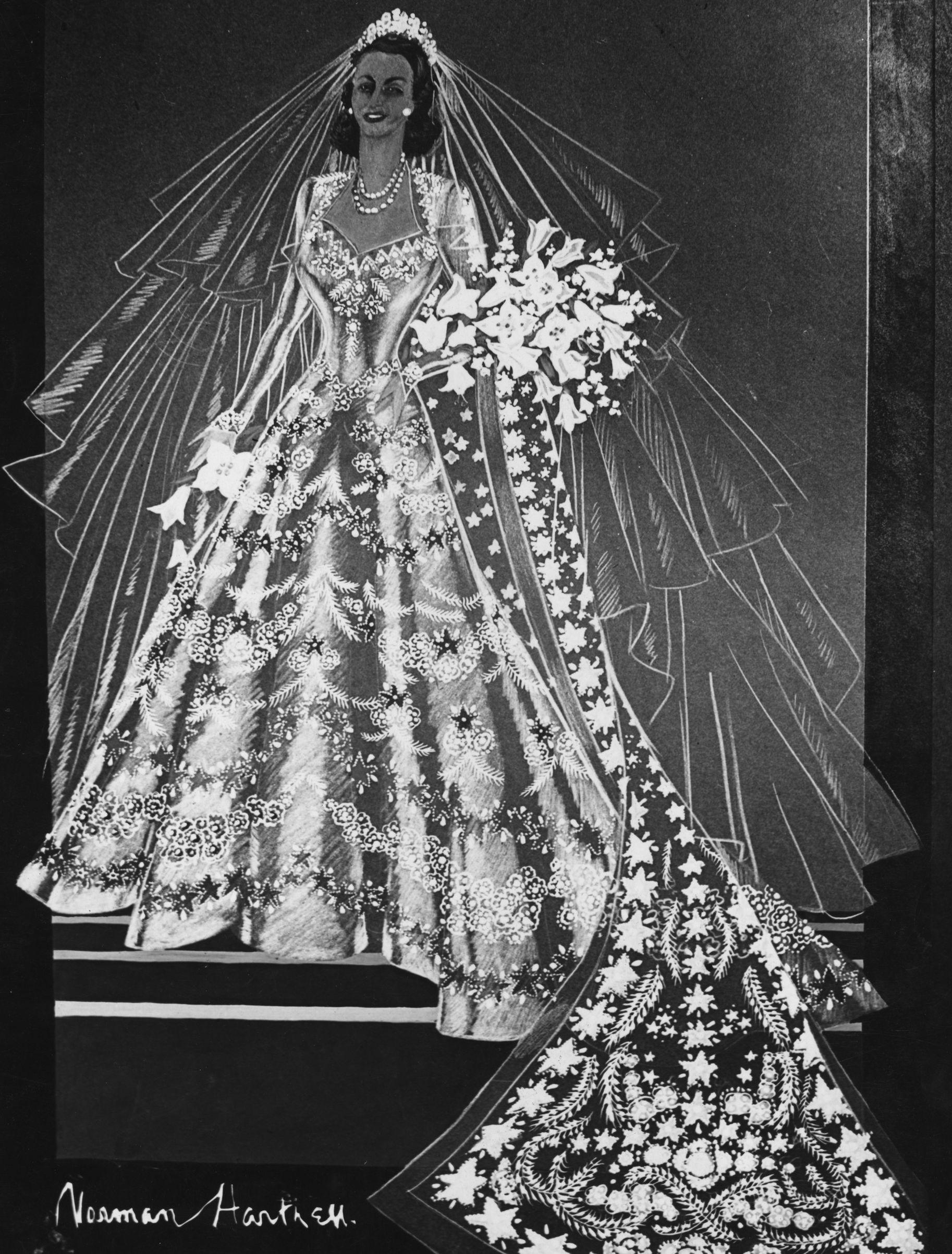 Inside the Making of Queen Elizabeth's Wedding Dress