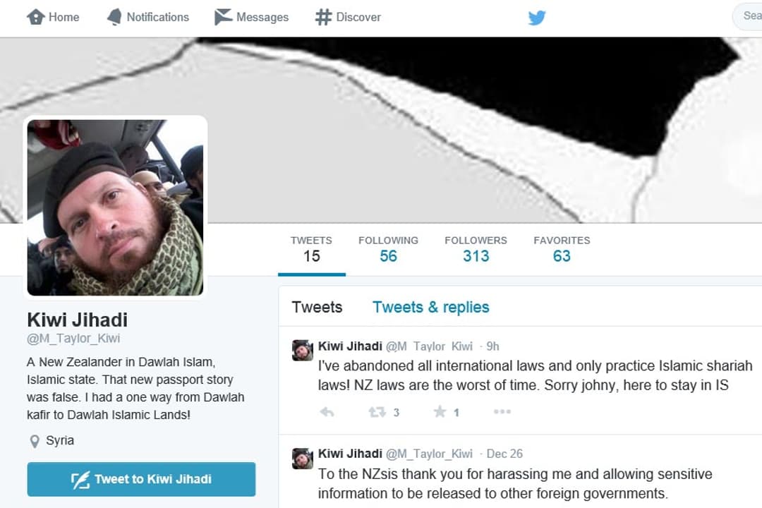New Zealander ISIS Fighter Accidentally Tweets Secret Location