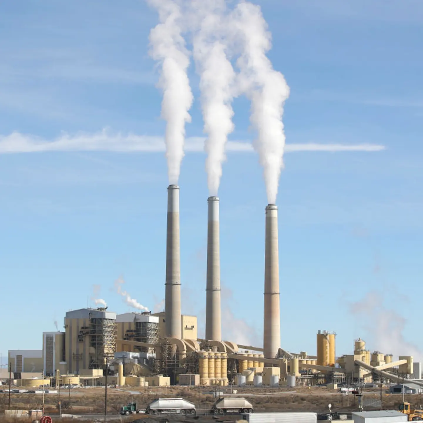 PacifiCorp's Hunter coal fired power pant releases steam as it burns coal outside of Castle Dale, Utah, on Nov. 14, 2019.