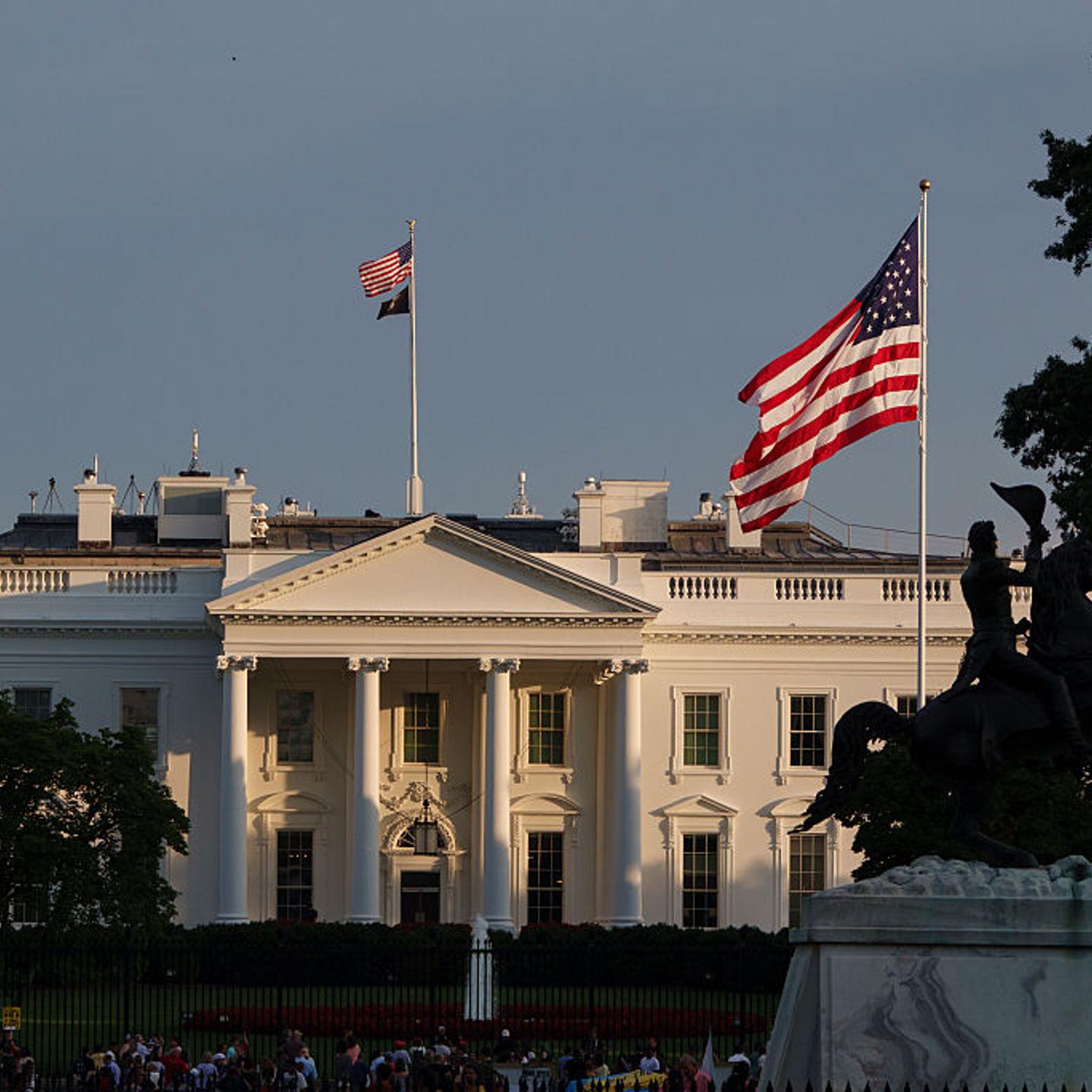 People Gather At White House