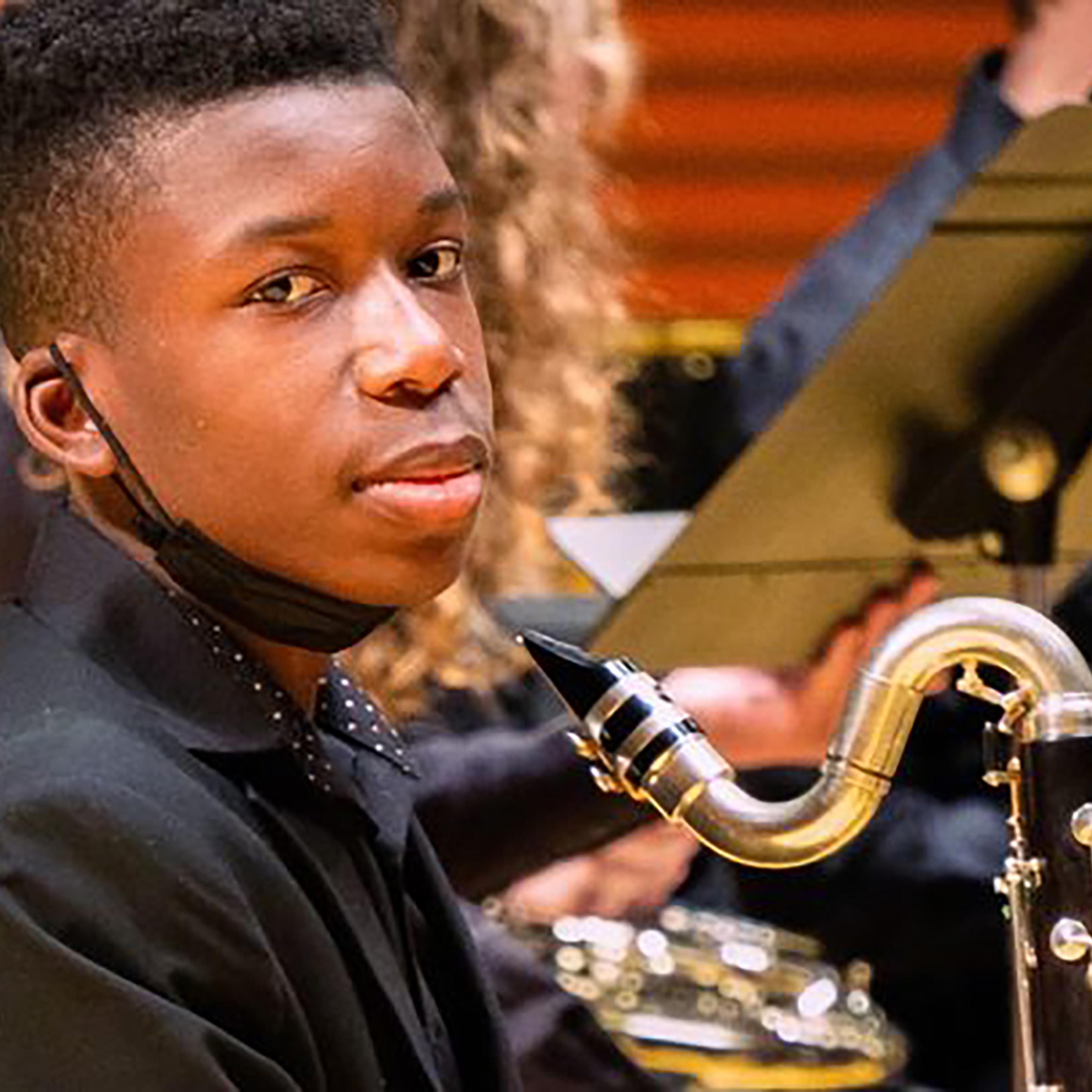 Ralph Yarl, the teenager who was shot in the head and arm by a white homeowner on April 13, 2022.