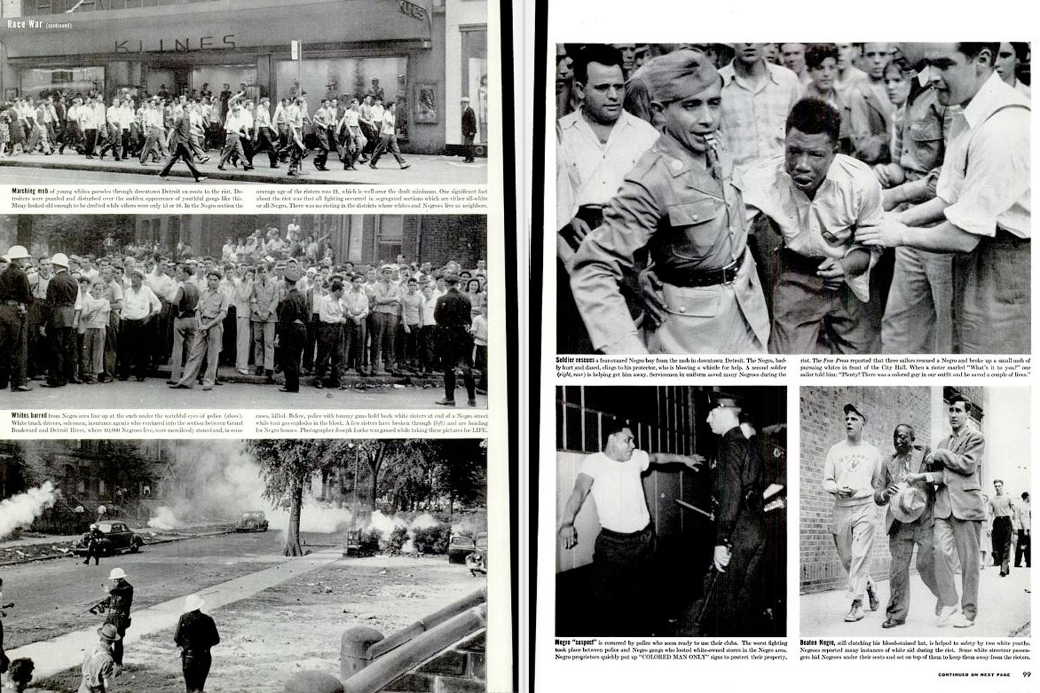 Detroit Race Riots 1943: Photos From a City in Turmoil During WWII