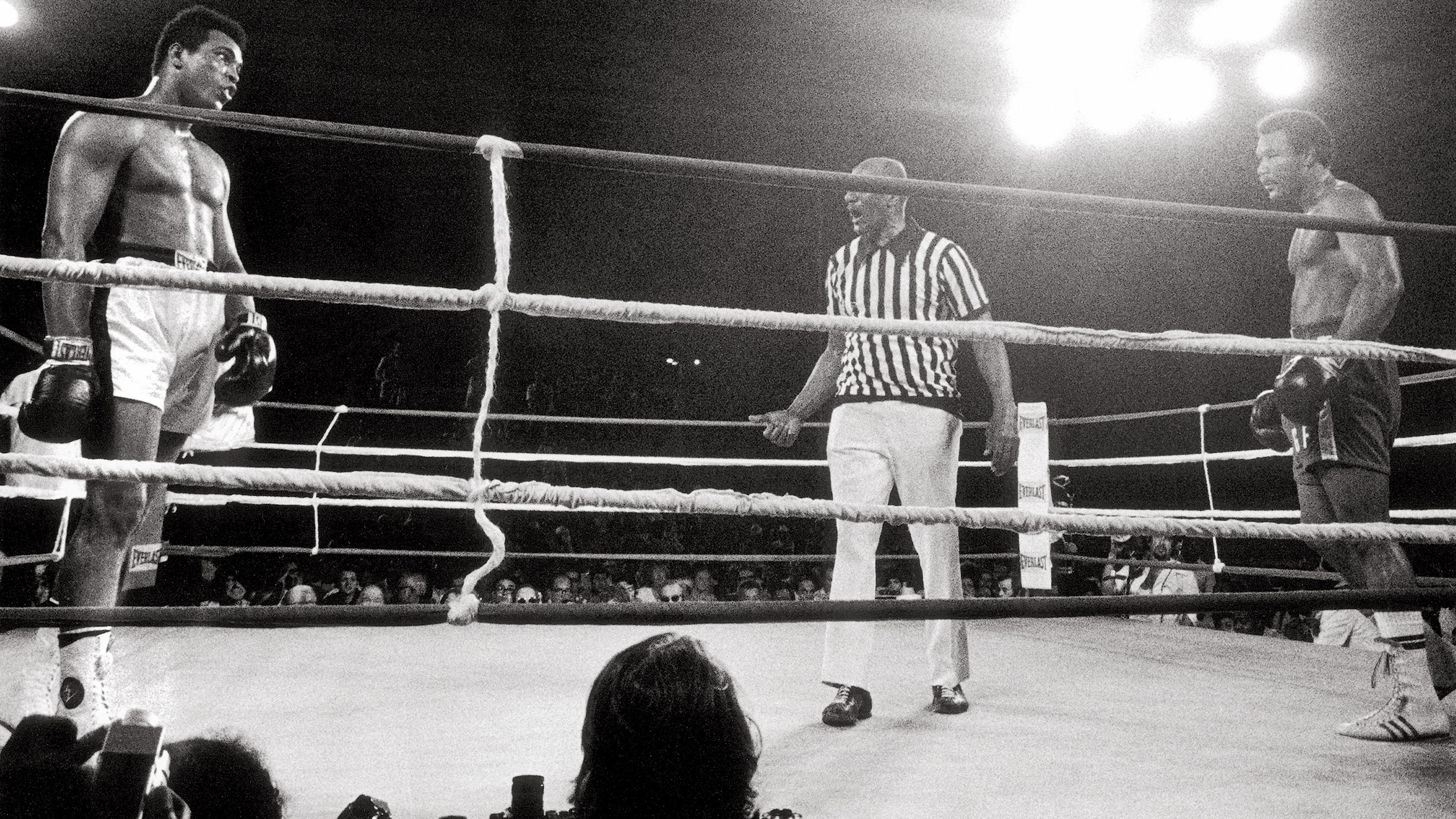 Muhammad Ali and George Foreman in Zaire for The Fight, 1974.