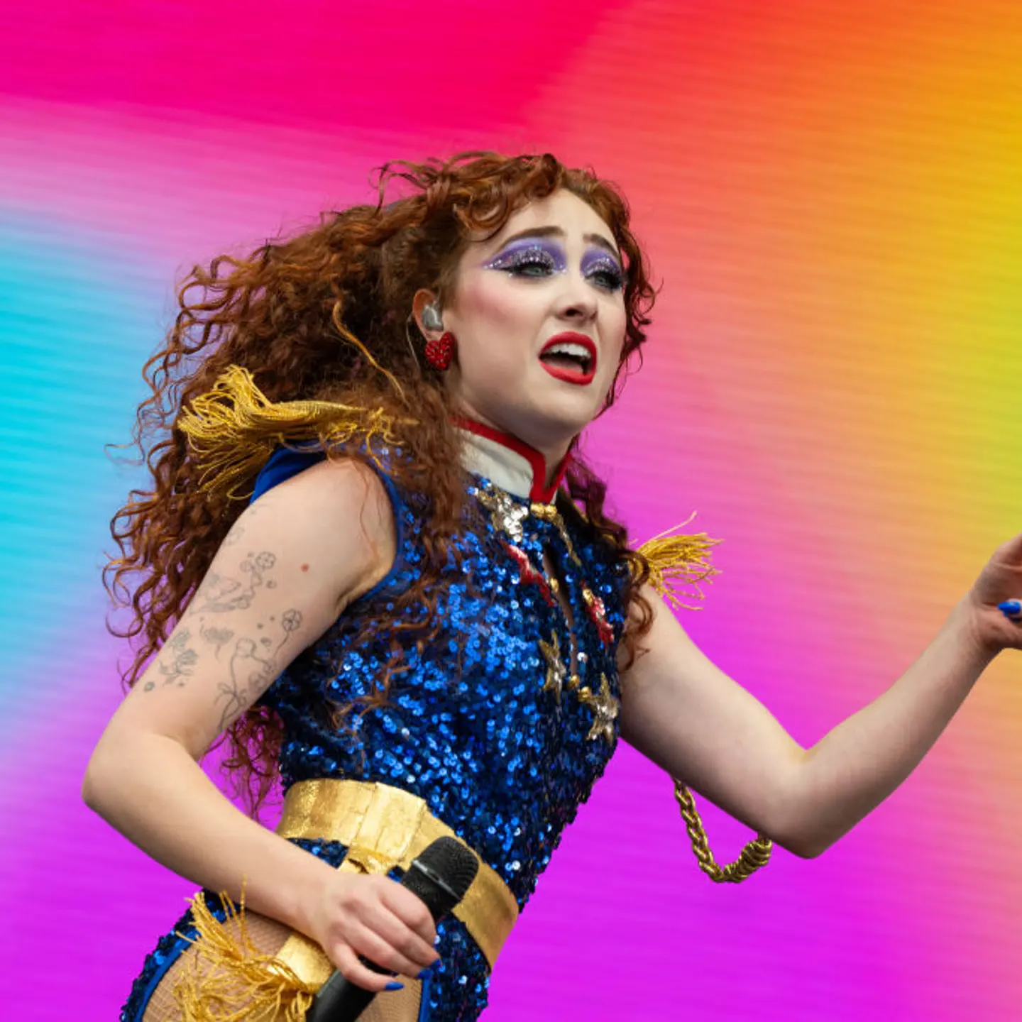 Chappell Roan performs at Outside Lands at Golden Gate Park in San Francisco, Calif. on Aug. 11, 2024.