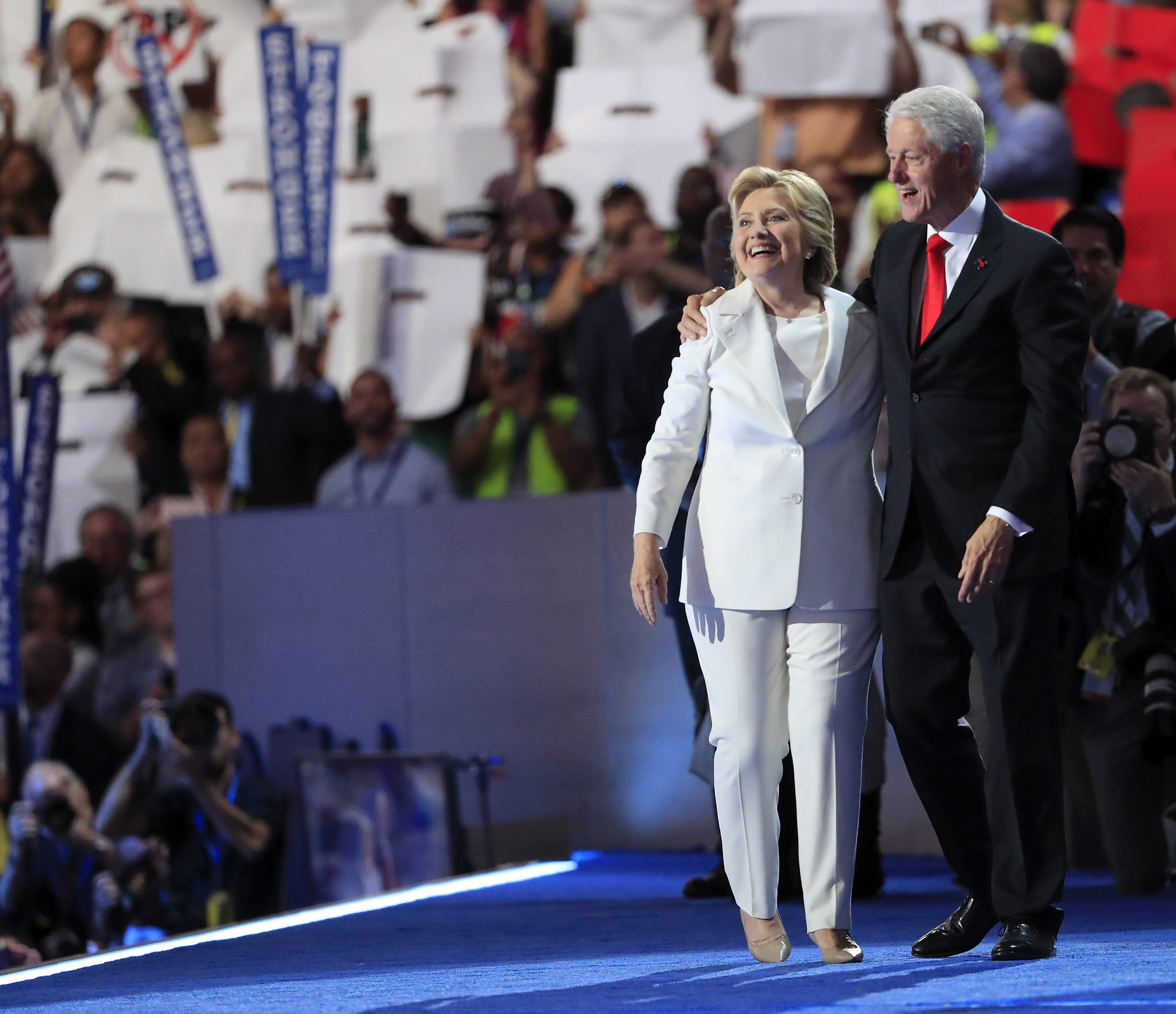 DNC: Bill and Hillary Clinton Spoke About Marriage