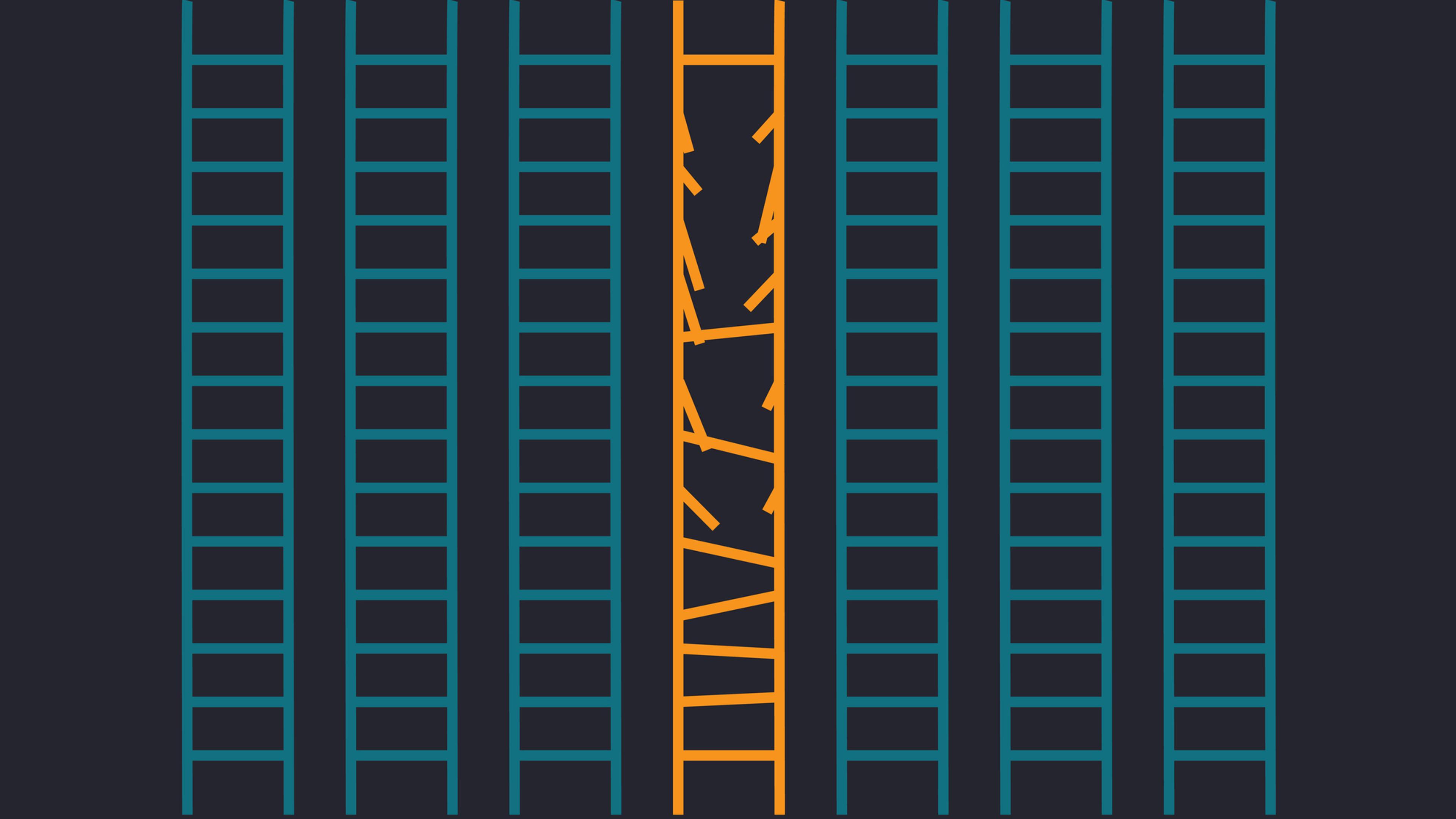 Ladders With Broken Rung How the ‘Broken Rung’ Is Holding Women Back at Work